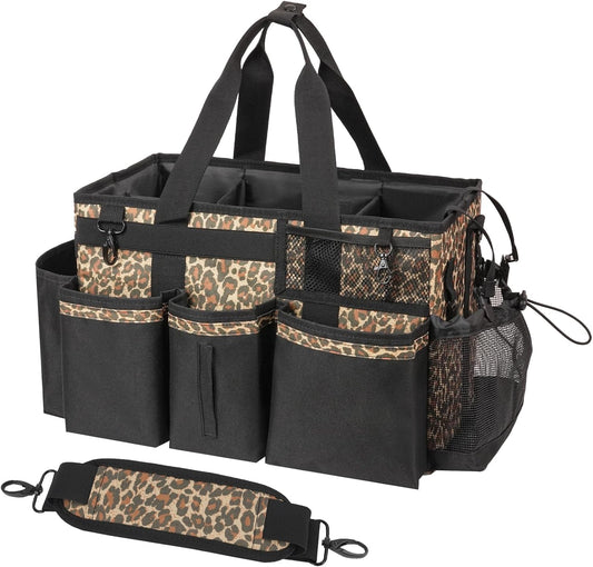 Wearable Cleaning Caddy, Cleaning Caddy Supplies Organizer with Handle & Shoulder Straps for