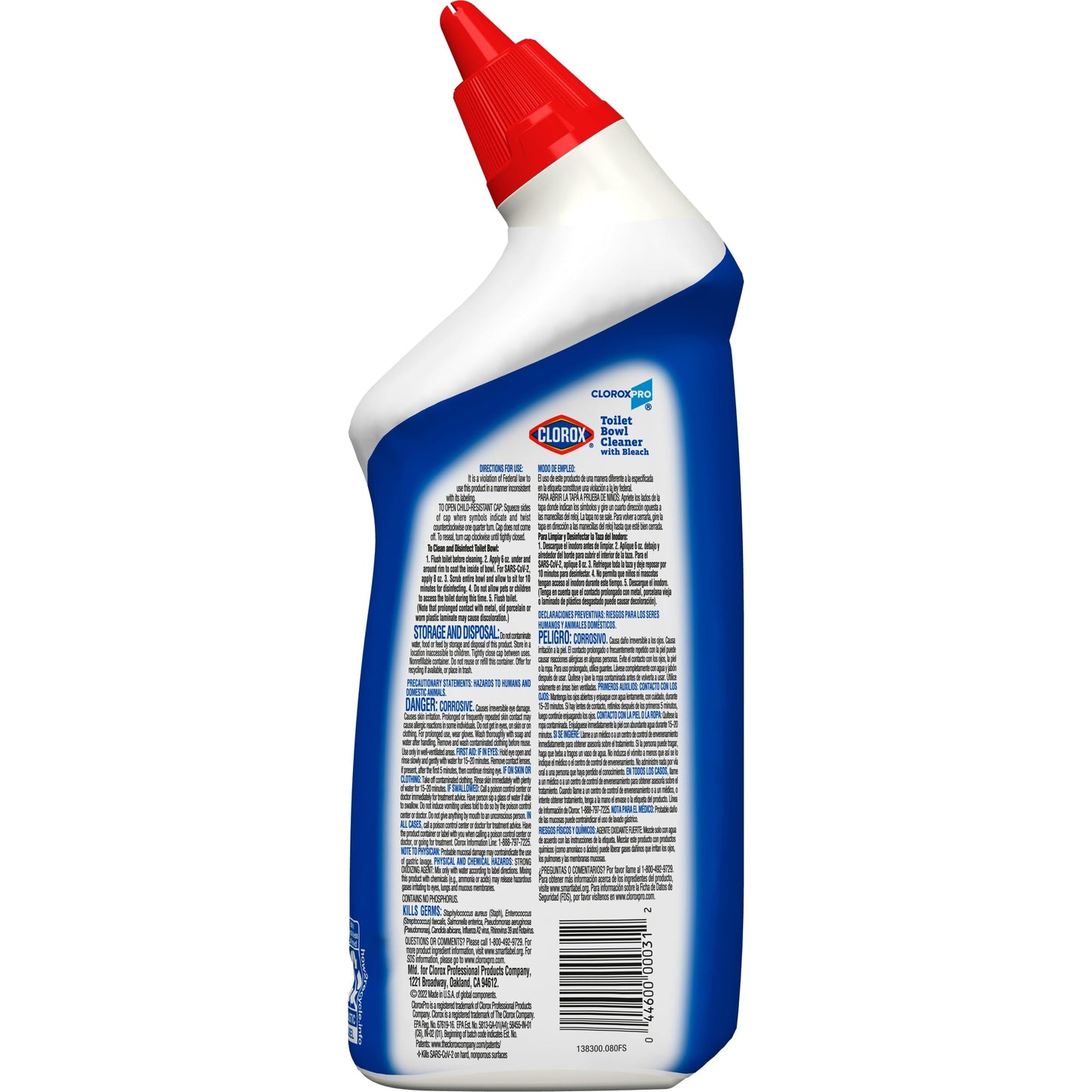 CloroxPro Toilet Bowl Cleaner with Bleach, Fresh Scent, 24 fl. oz., 12 Pack