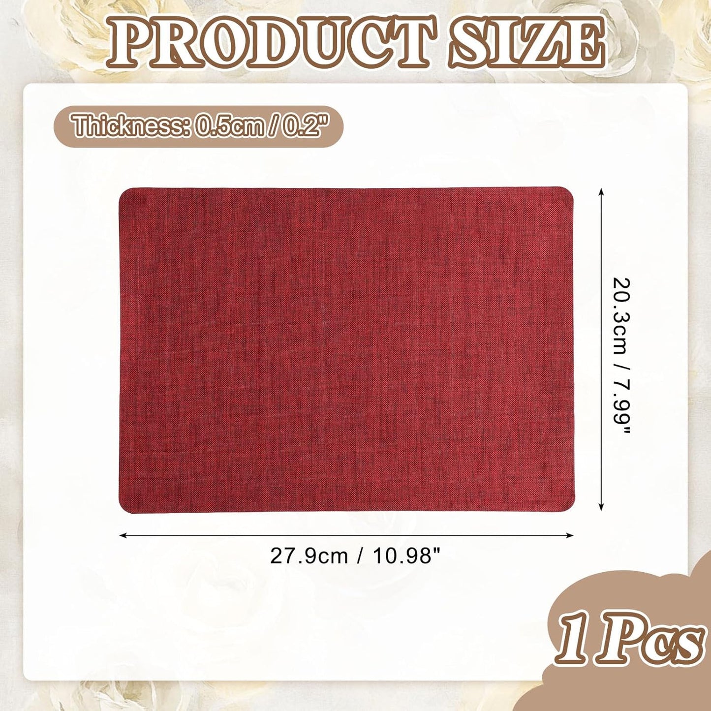PATIKIL Linen Repair Patch, 8 x 11 Inch Self-Adhesive Linen Fabric Repair Patches for Sofa Couch