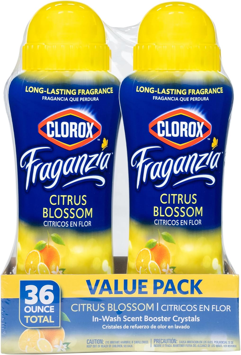 Clorox Fraganzia Laundry Scent Booster Crystals in Citrus Blossom Scent - Scented In-Wash Freshener