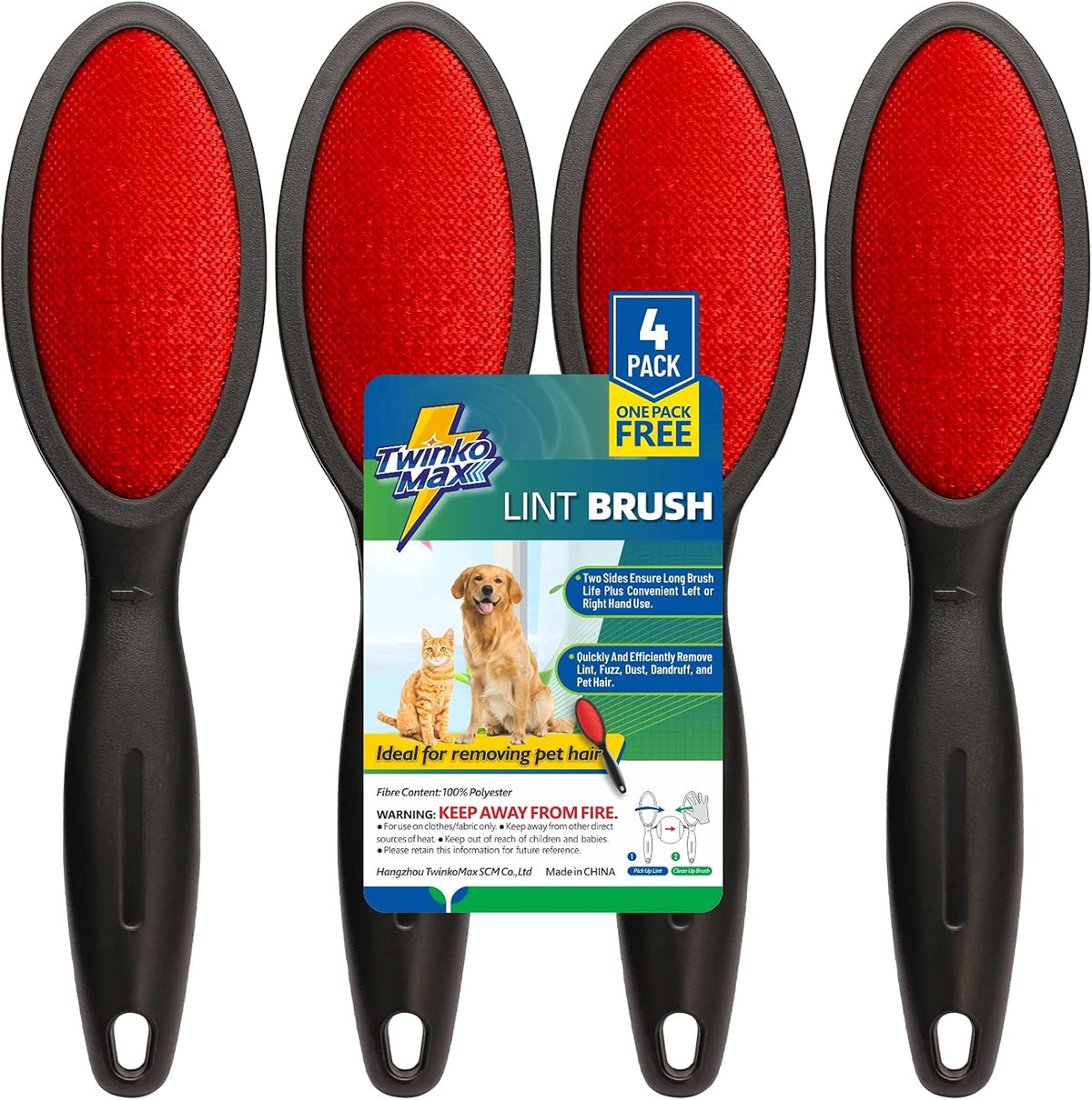 Lint Brush, Lint Remover, Pet Hair Remover, Clothes Brush, Magic Lint Remover Brush, Sheet and