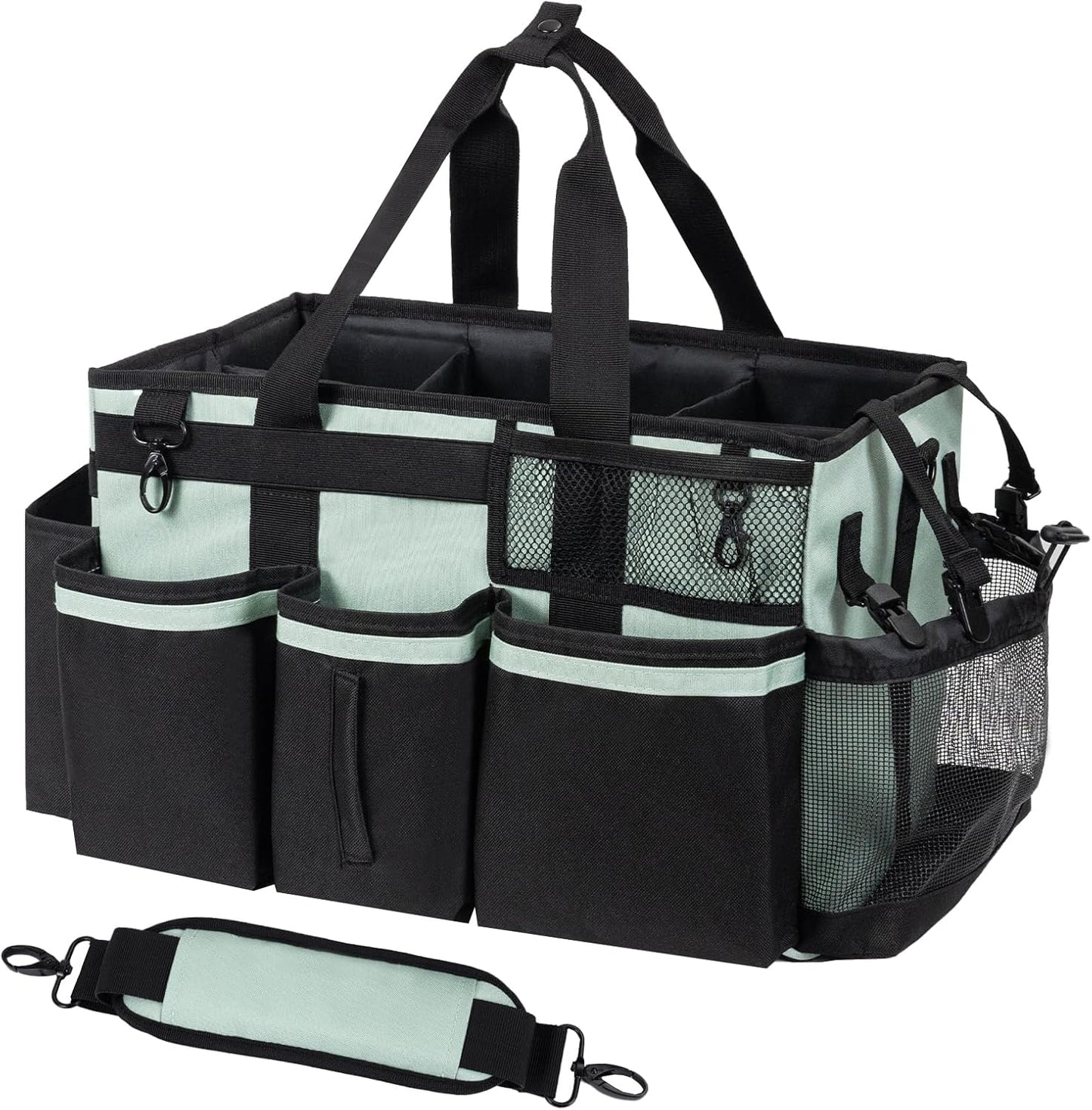 Wearable Cleaning Caddy, Cleaning Caddy Supplies Organizer with Handle & Shoulder Straps for