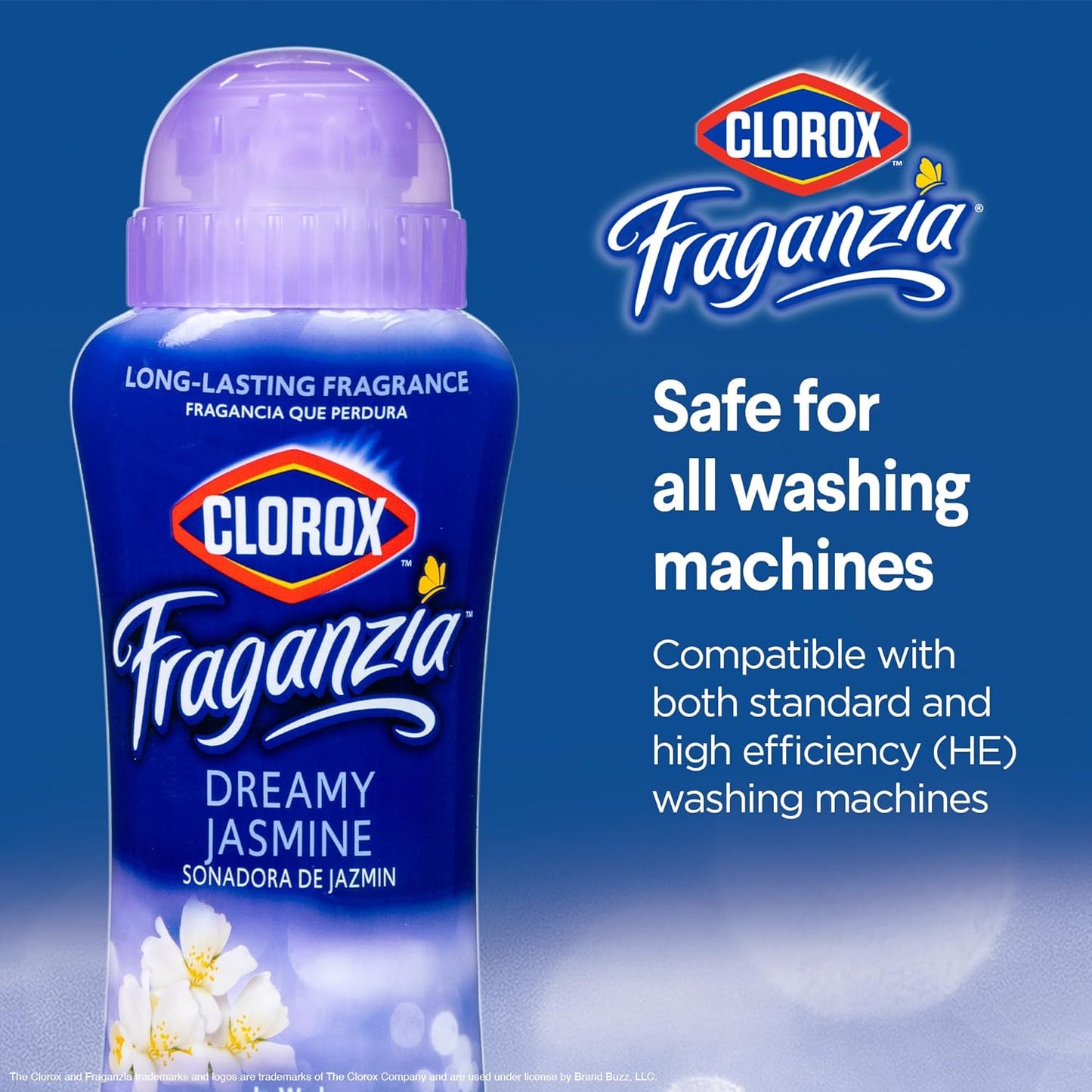 Clorox Fraganzia Laundry Scent Booster Crystals in Dreamy Jasmine Scent - Scented In-Wash Freshener