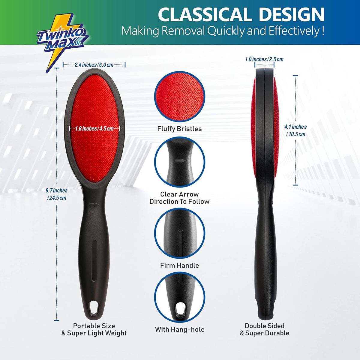 Lint Brush, Lint Remover, Pet Hair Remover, Clothes Brush, Magic Lint Remover Brush, Sheet and