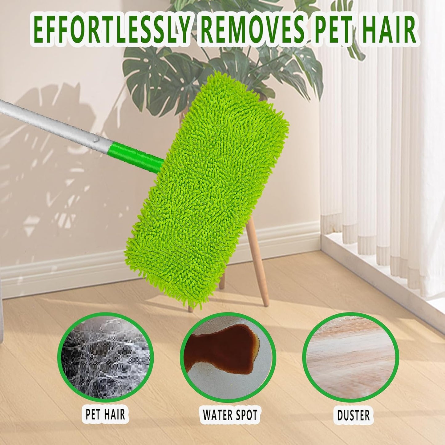 Reusable Microfiber Mop Pads for Swiffer Sweeper - Wet & Dry Cleaning Cloths - Mop Head Replacement