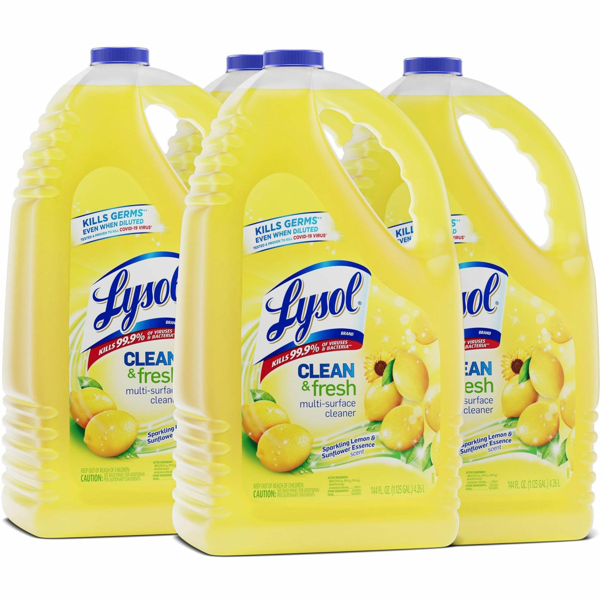 Lysol Multi-Surface Cleaner, Sanitizing and Disinfecting Pour, to Clean and Deodorize, Sparkling