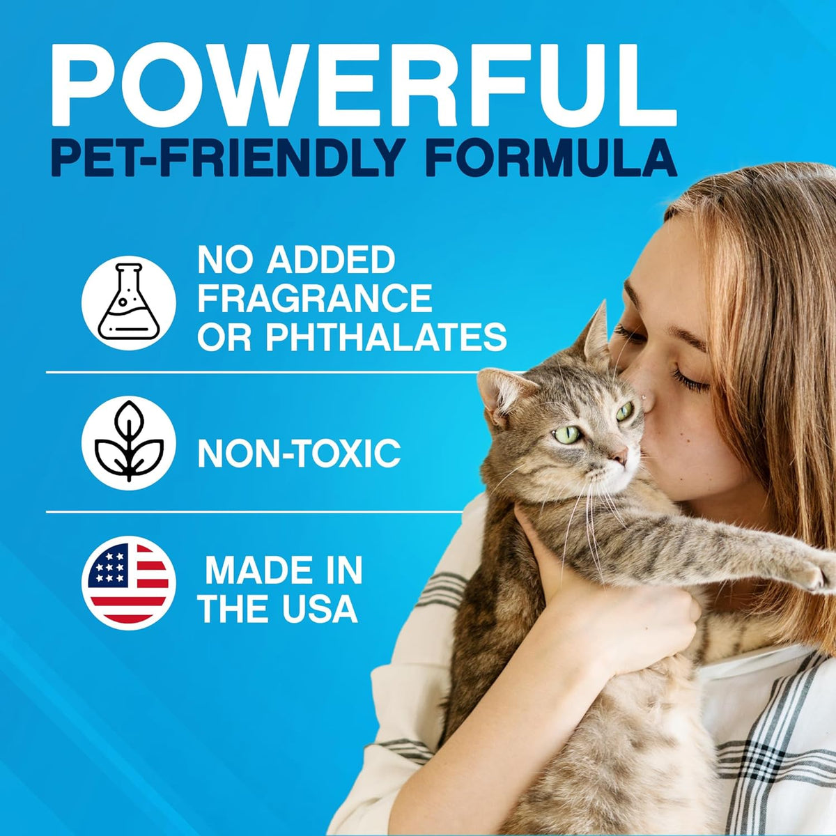 NonScents Cat Litter Deodorizer - Litter Box Odor Eliminator - Less Scooping Extends Kitty Litter