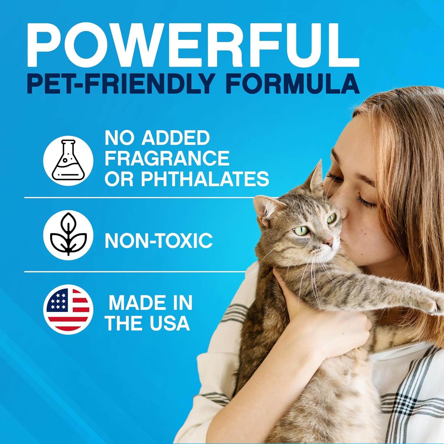 NonScents Cat Litter Deodorizer - Litter Box Odor Eliminator - Less Scooping Extends Kitty Litter