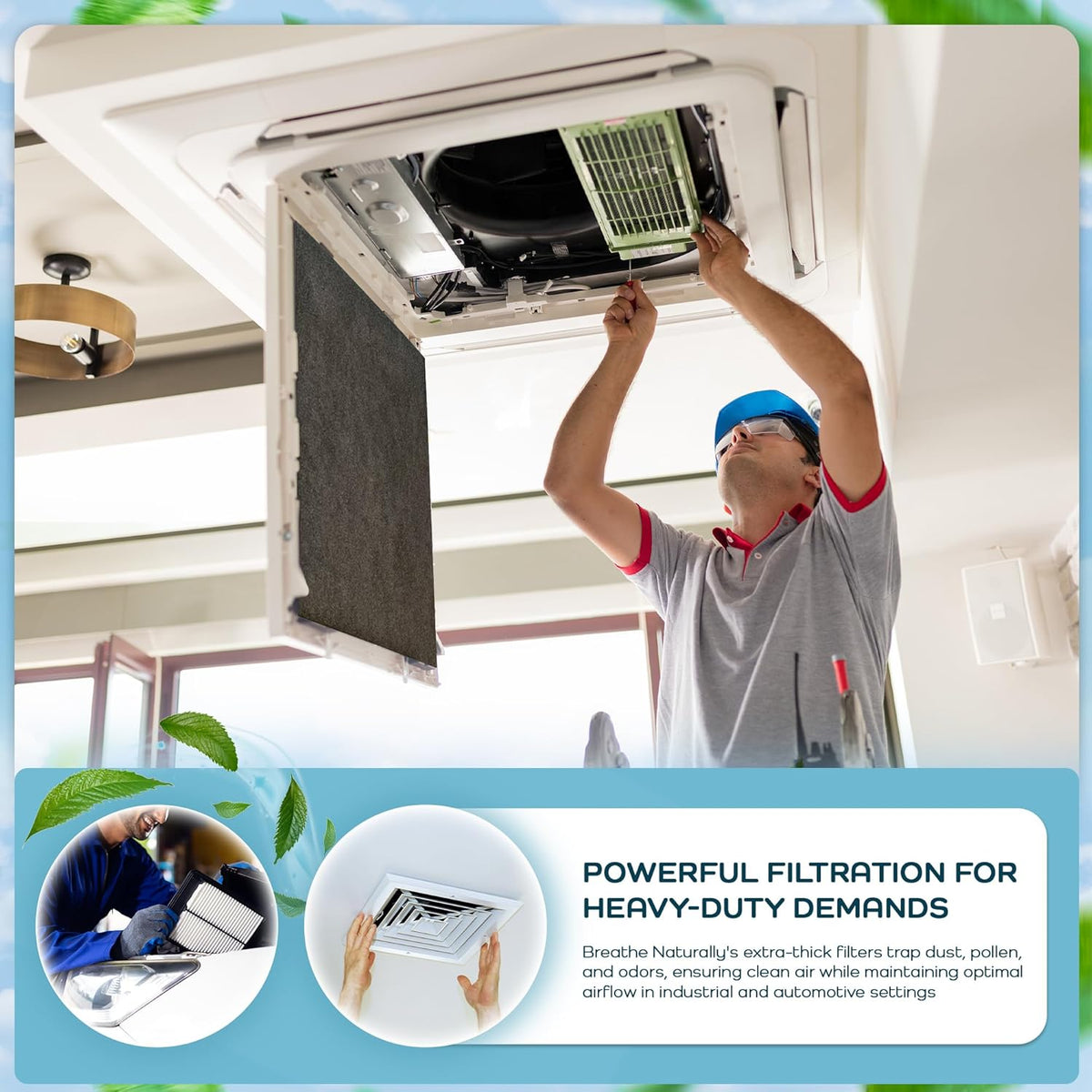 Breathe Naturally "R" Replacement Air Filters Compatible with Honeywell Air Purifier HPA300, HPA200