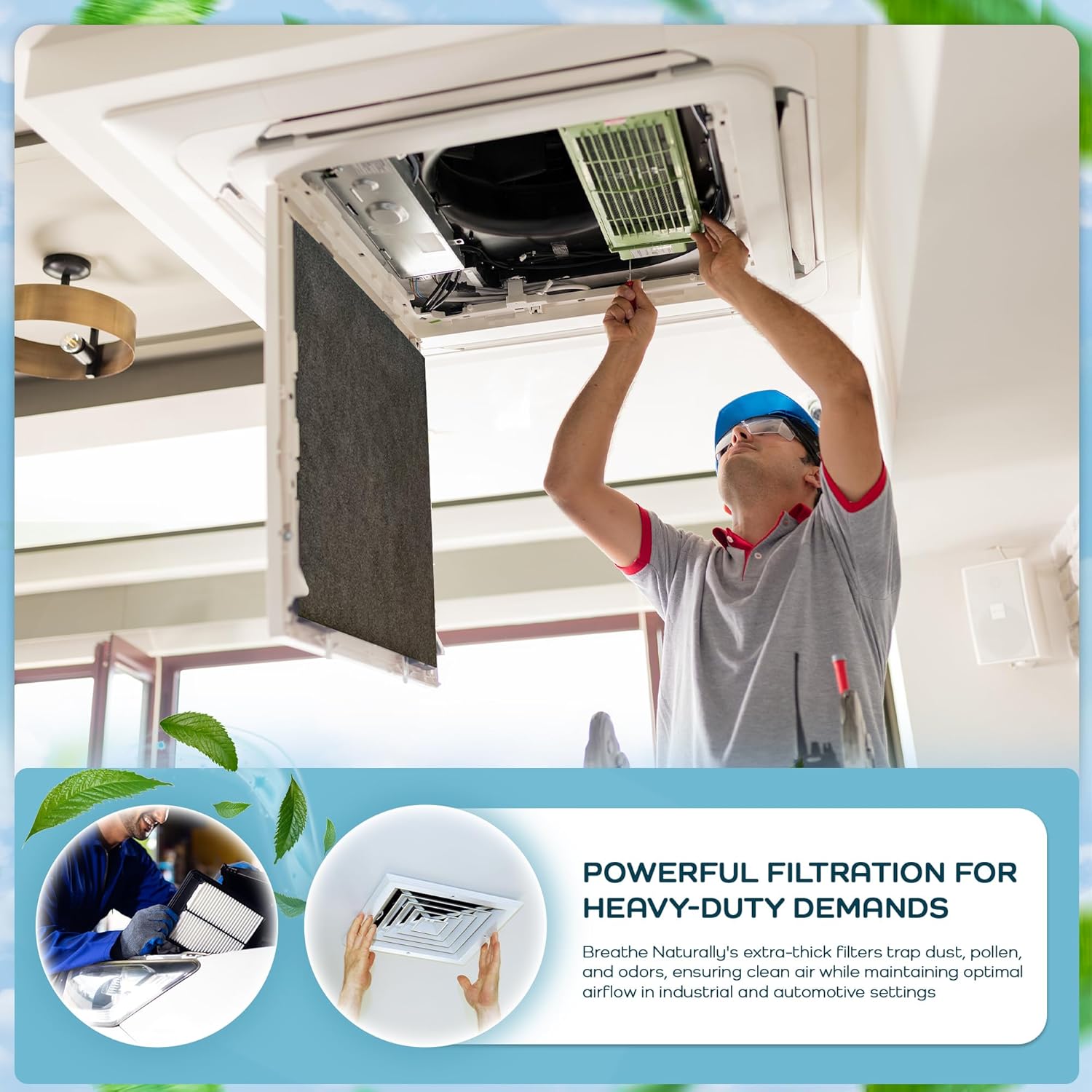 Breathe Naturally "R" Replacement Air Filters Compatible with Honeywell Air Purifier HPA300, HPA200