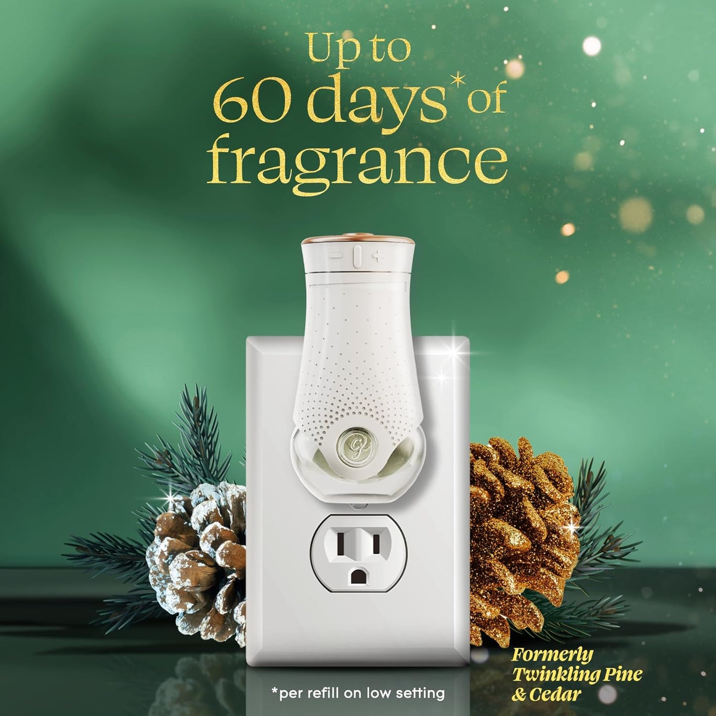 Glade PlugIns Refills Air Freshener, Balsam & Spruce, Scented and Essential Oils for Home and
