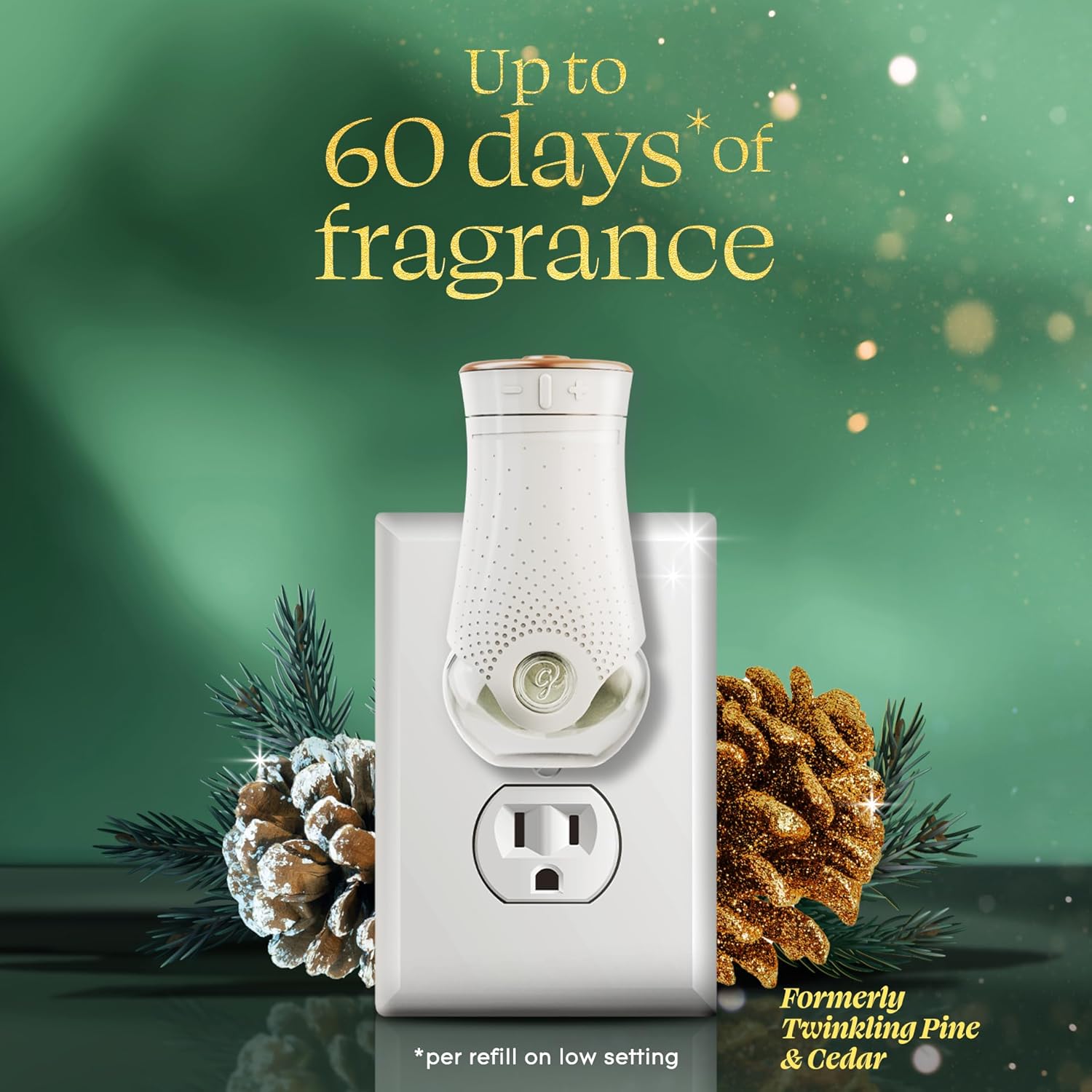 Glade PlugIns Refills Air Freshener, Balsam & Spruce, Scented and Essential Oils for Home and