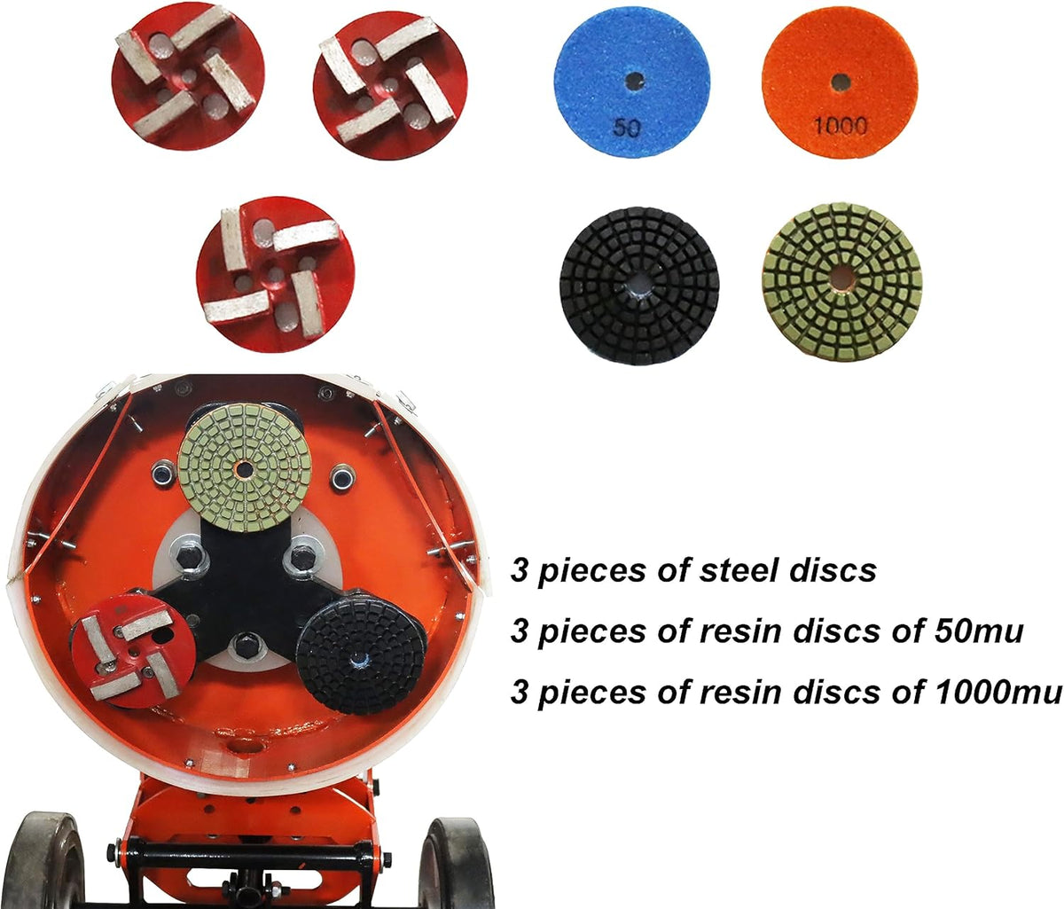 Floor Grinding Machine Cement Ground Grinder Grinding Epoxy Floor Paint and Cement Floor Polishing