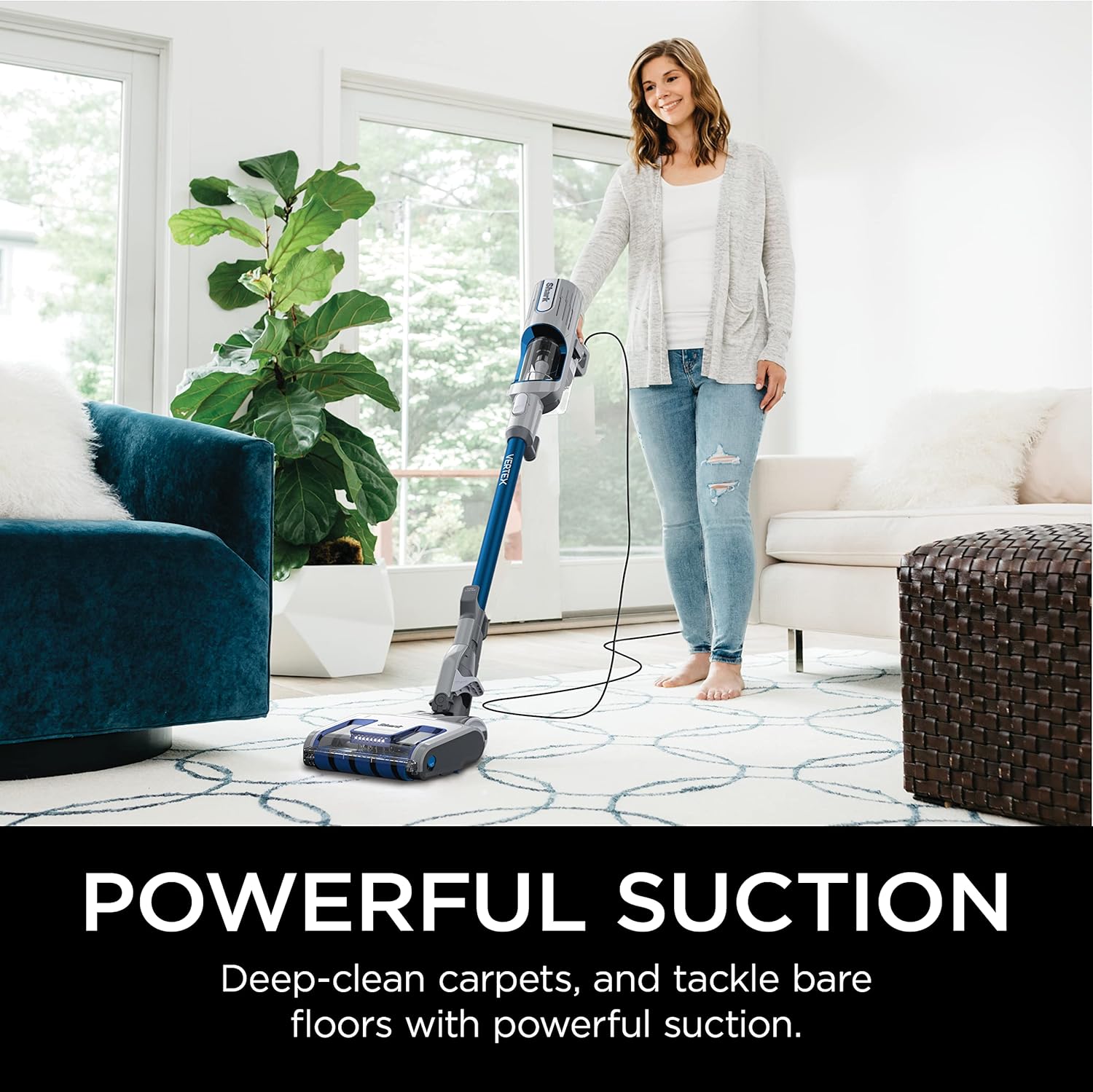 Shark | Corded Stick Vacuum Cleaner | Vertex Ultralight | Removable Handheld Vacuum | Pet Hair