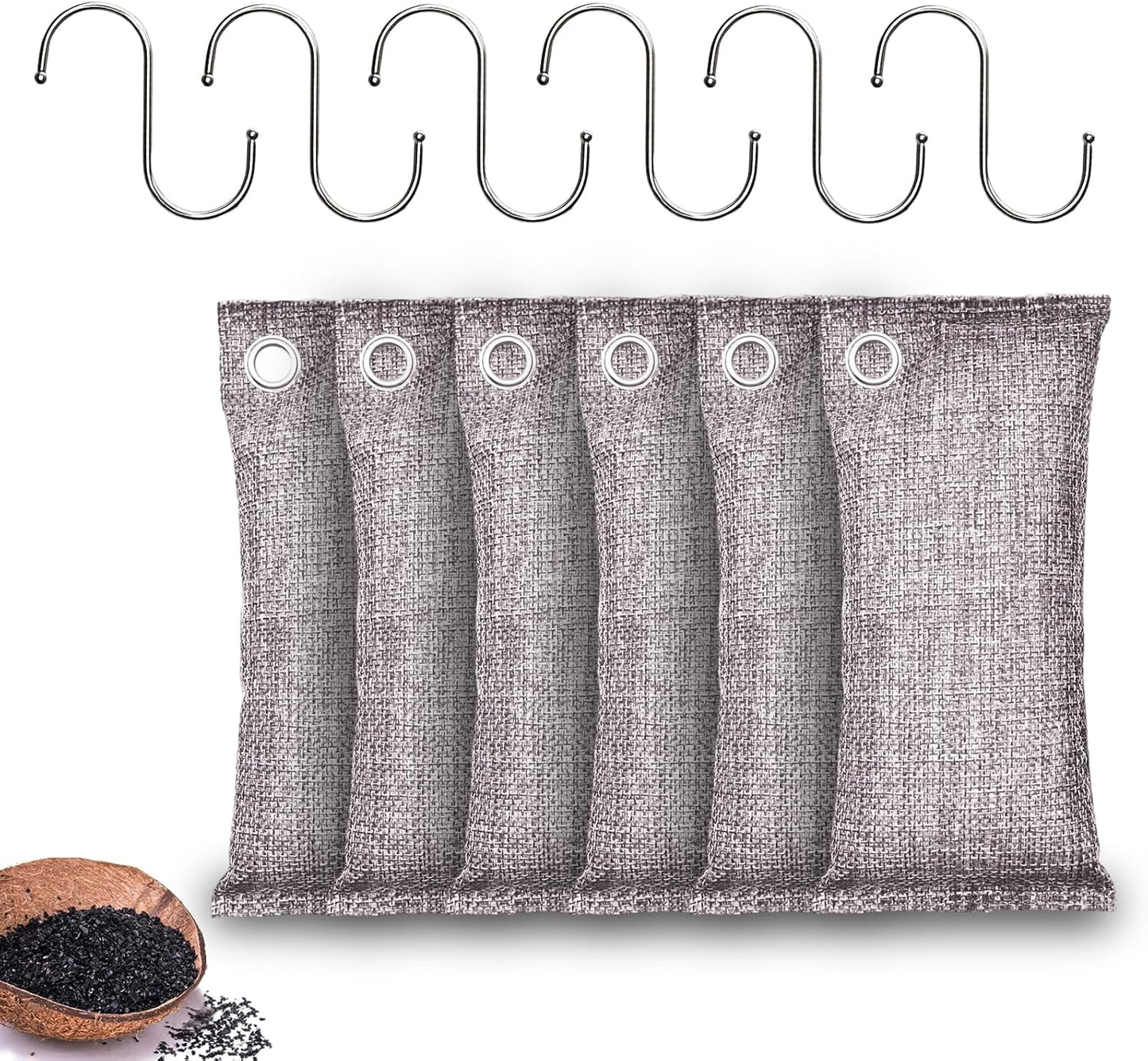 Activated Charcoal Odor Absorber, Odor Eliminator for Strong Odor,Coconut Shell Charcoal Air