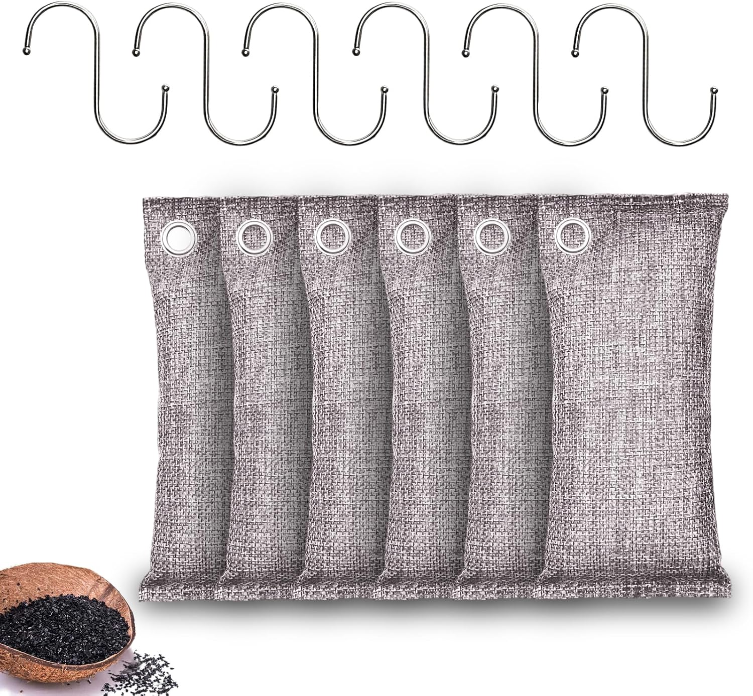 Activated Charcoal Odor Absorber, Odor Eliminator for Strong Odor,Coconut Shell Charcoal Air