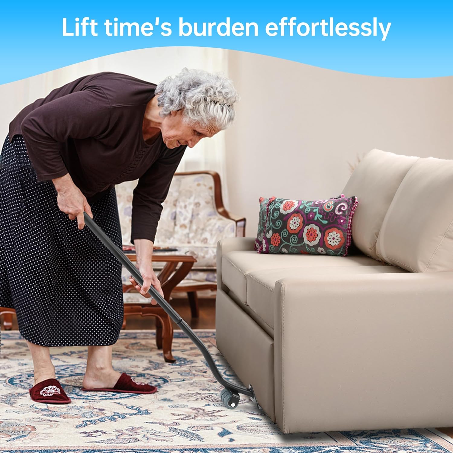 Furniture Lifter Tool, Appliance Lifter, Save 80% Effort, Lift Up to 800 Pounds Heavy Items