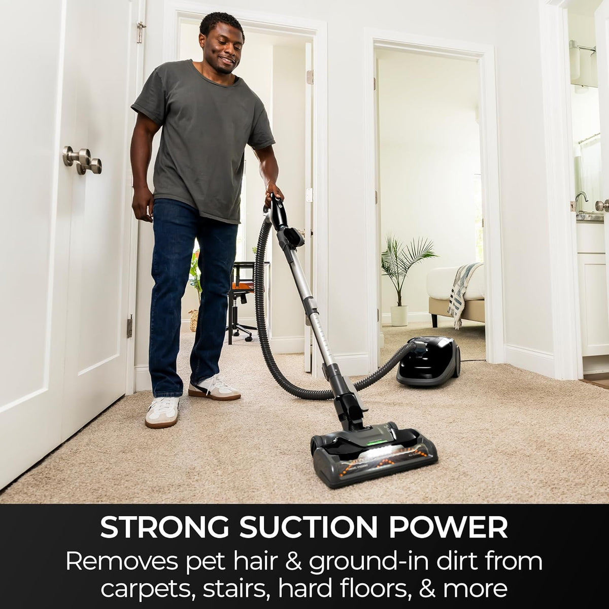 Kenmore BC3006 400 Series Pet Friendly Lightweight Bagged Canister Vacuum Cleaner 2-Motor Design