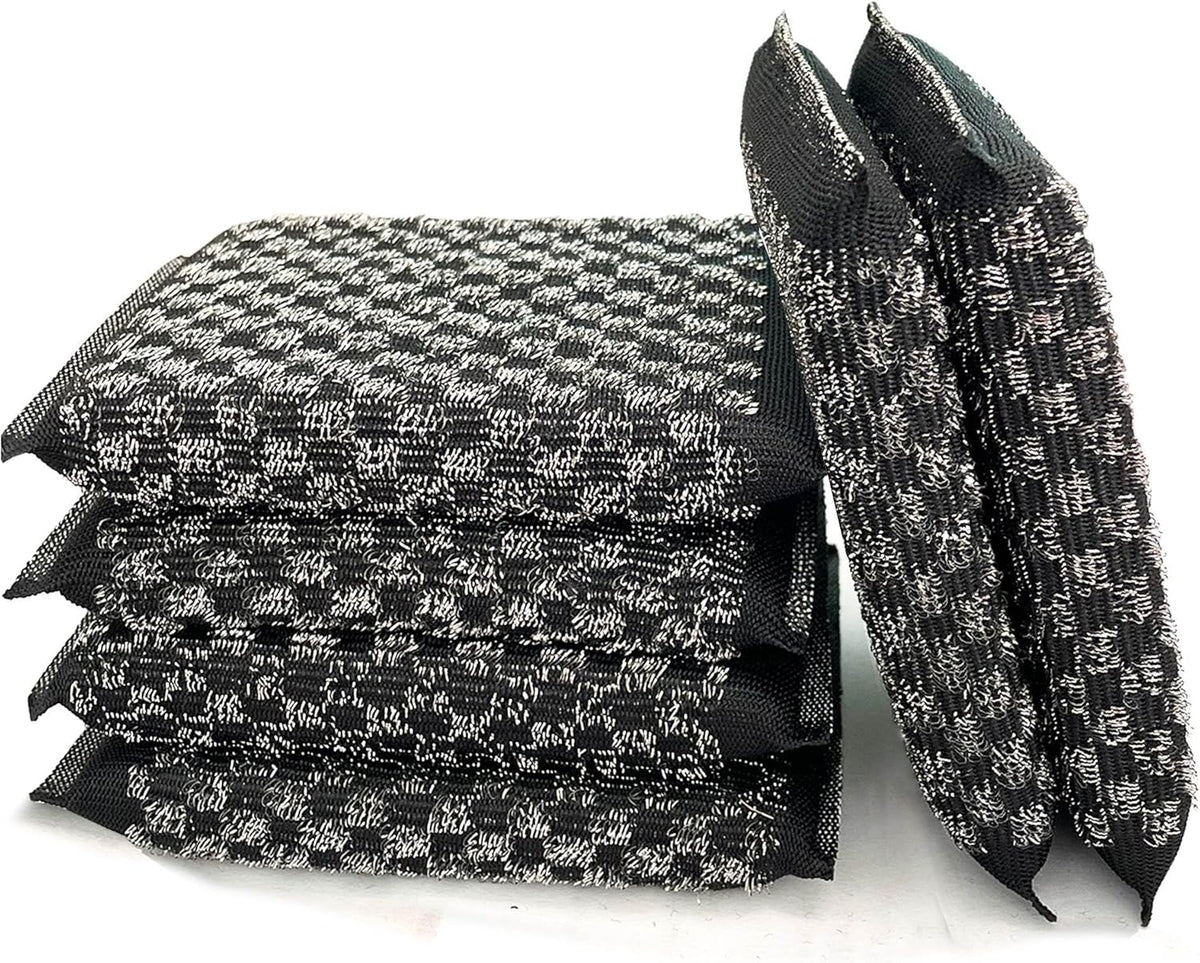 Steel Wool Scrubbers Dish Sponges Kitchen Scrubbing Pads Pot Scrubber for Kitchen Non Scratch, Soft