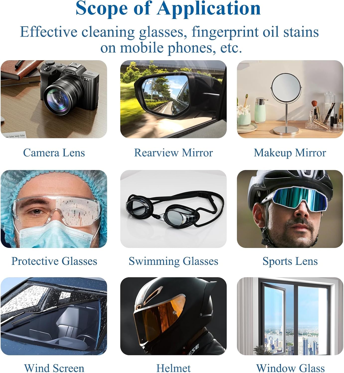 （200 PCS) Anti-Fog Lens Wipes Pre-Moistened Anti-Fog Wipes| Glasses Cleaner Safely Cleans Glasses