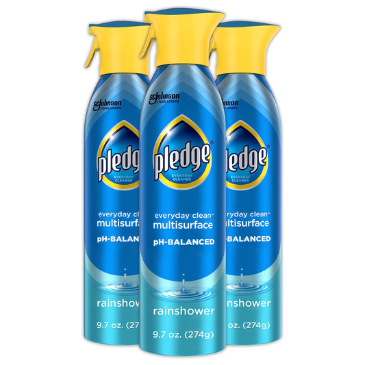 Pledge pH-Balanced Multisurface Spray, Gently Clean 101 Surfaces, Remove Dust and Messes, No