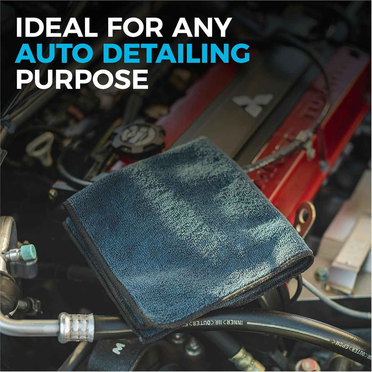 The Rag Company - All-Purpose Microfiber Terry Cleaning Towels - Commercial Grade, Highly