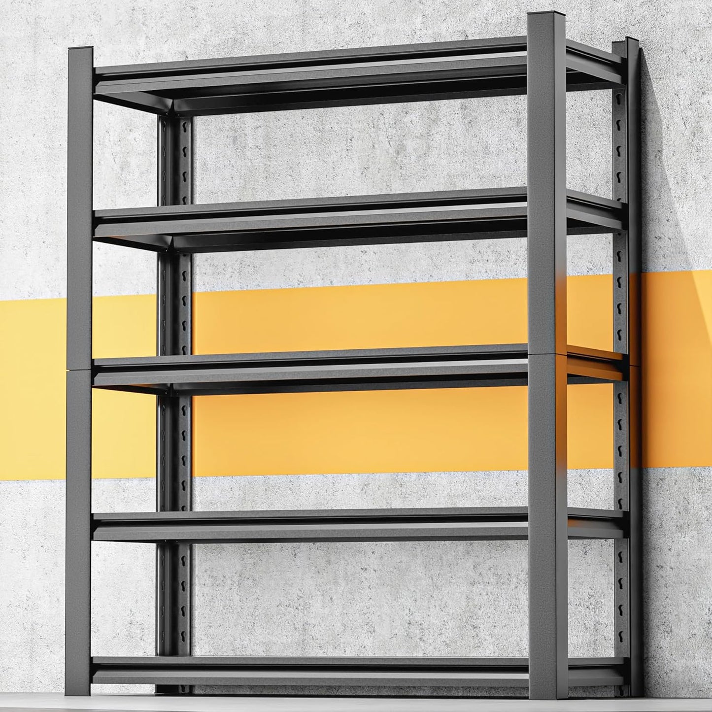Garage Shelving,5 Tier 72"X47.2"X23.6"Inches,Storage Shelves Heavy Duty Thickened Metal Shelves