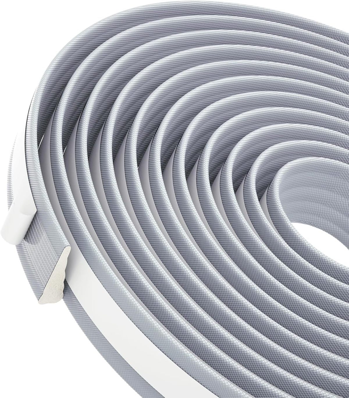 QDiShi 118" Wedge-Shape Weather Stripping Door Seal Weatherproof Foam Seals Self Adhesive