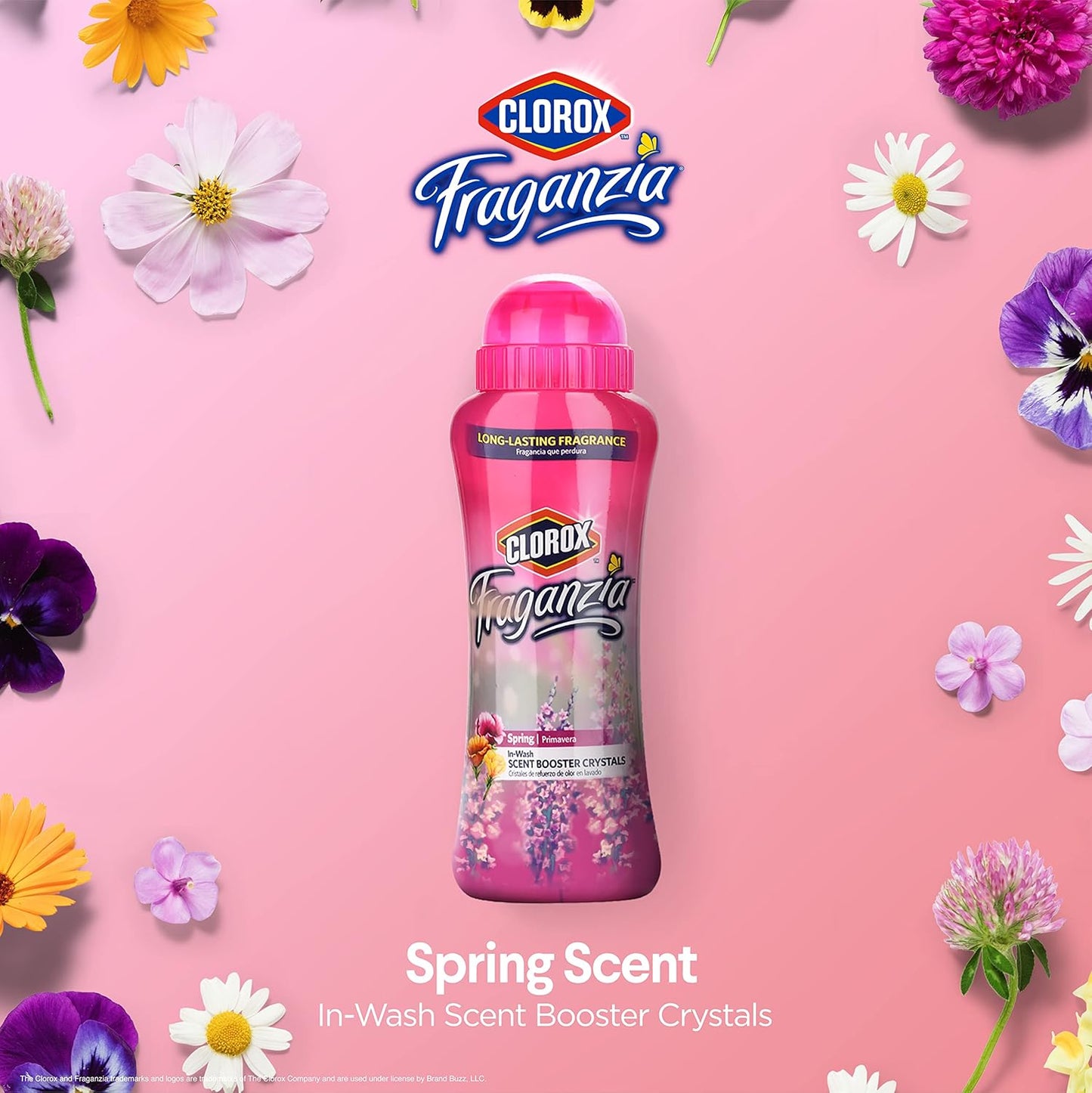 Clorox Fraganzia Laundry Scent Booster Crystals in Spring Scent - Scented In-Wash Freshener Beads