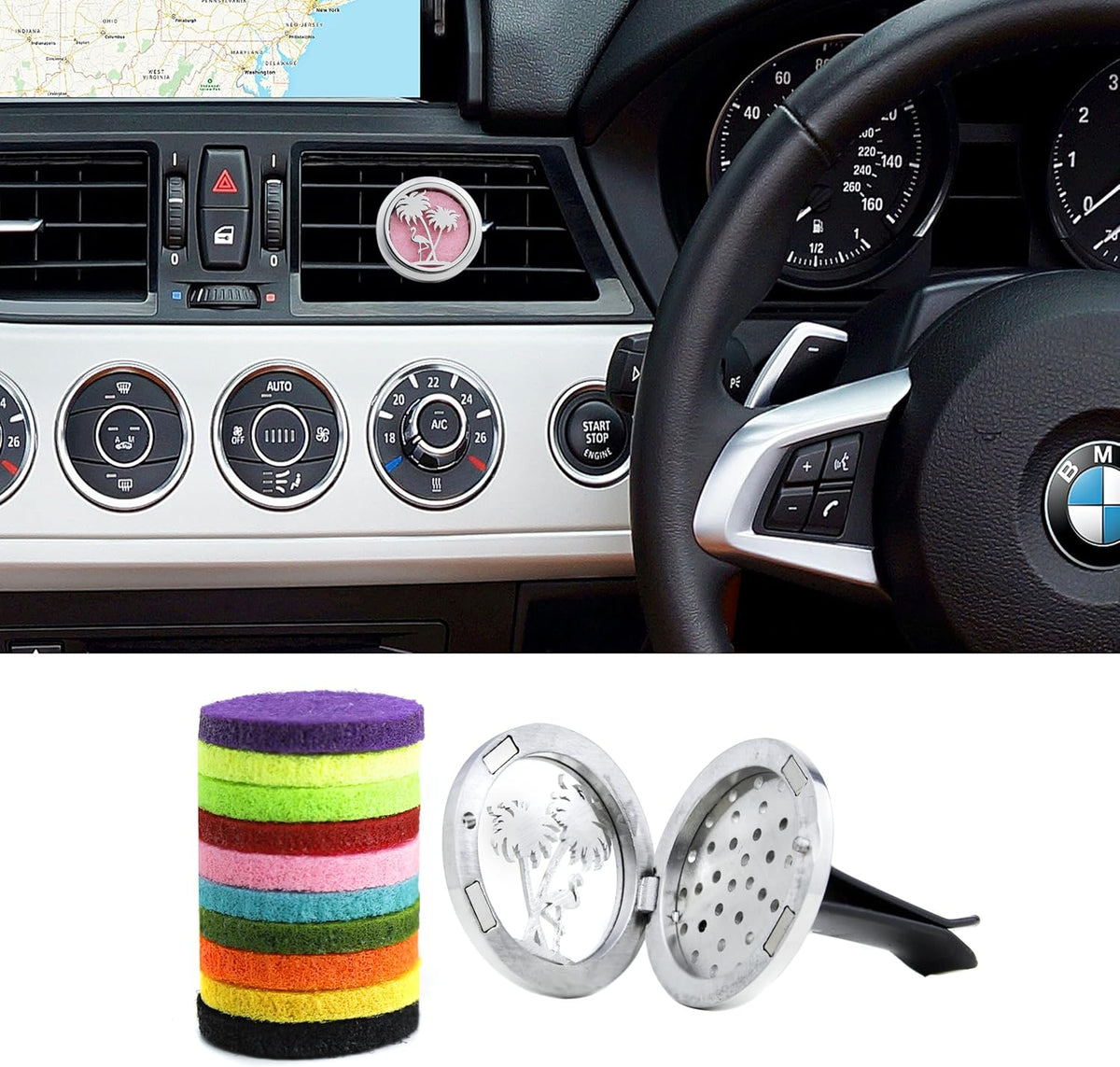 Car Diffuser Vent Clip 30mm Aromatherapy Essential Oil Automotive Diffuser Air Fresheners Vent