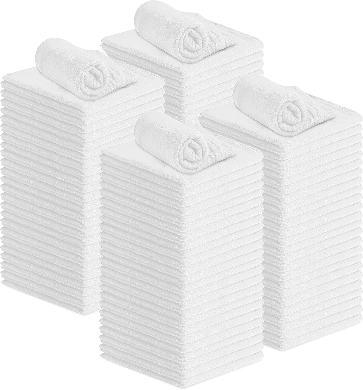 Avalon Towels Cotton Shop Rags – (Pack of 100) Size 12x14 Inches Cleaning Rags – Absorbent Shop