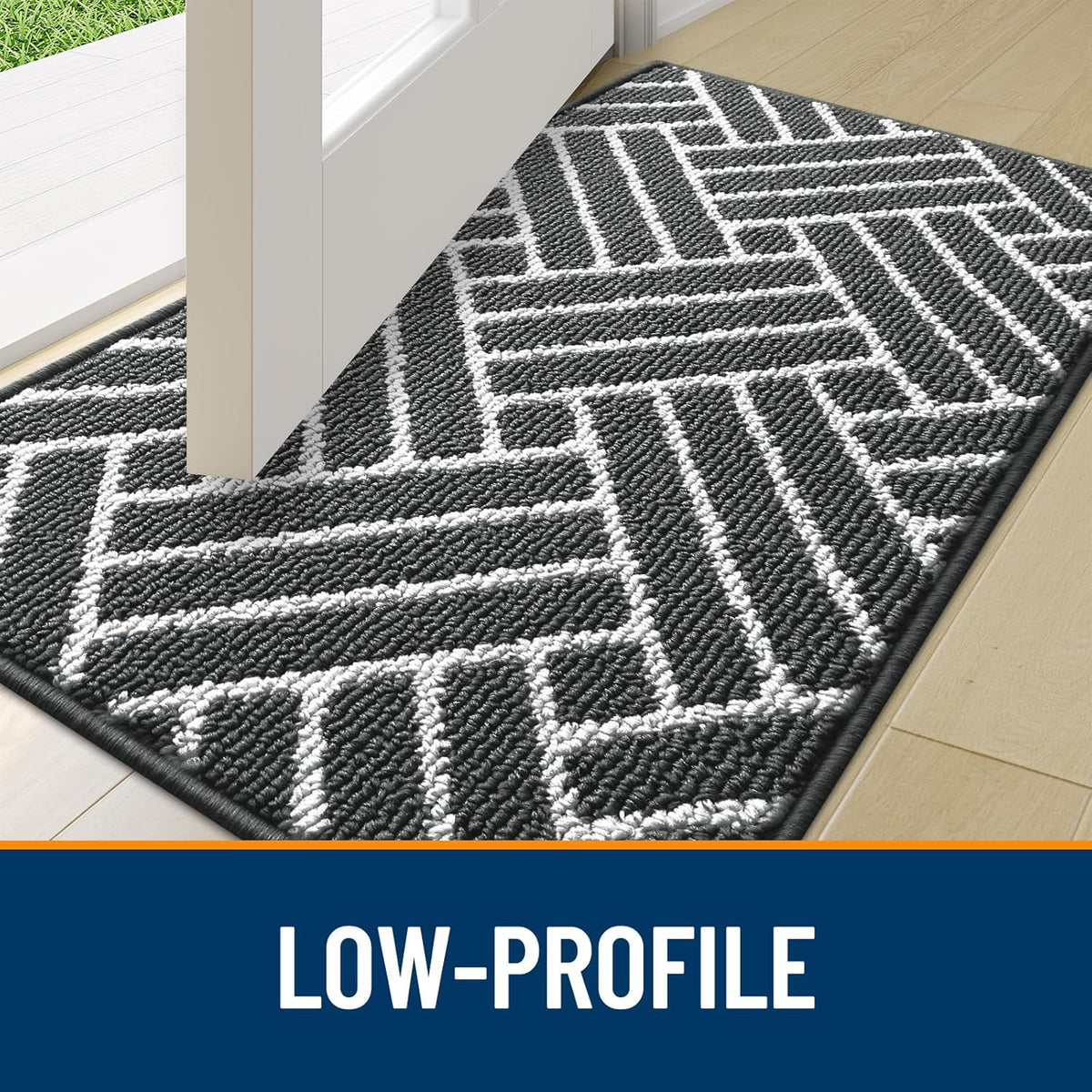 OLANLY Indoor Door Mat, 48x32 Inch, Dirt Resistant and Absorbent, Non-Slip Rubber Backing Floor