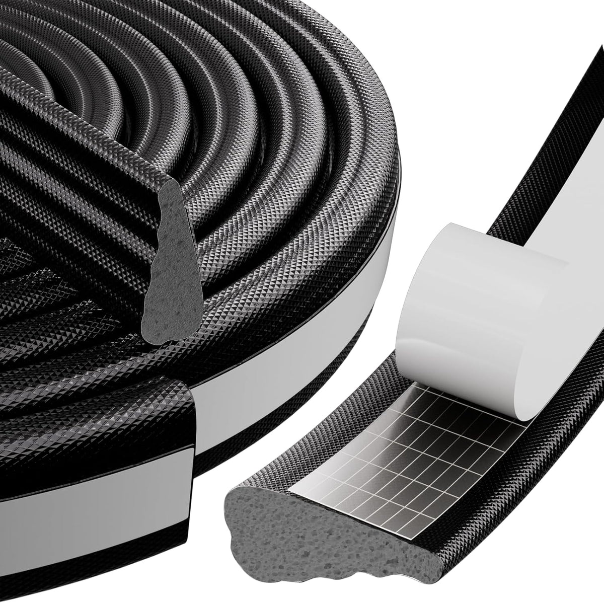 118" Wedge Weather Stripping Door Seal Strip for Door Frame & Window,Self Adhesive Window