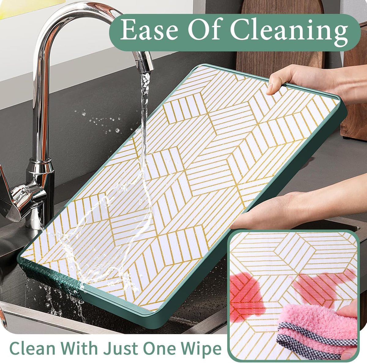 Shelf Liners for Kitchen Cabinets Non Adhesive Shelf Liner Paper Non-Slip Thickened Drawer Liner