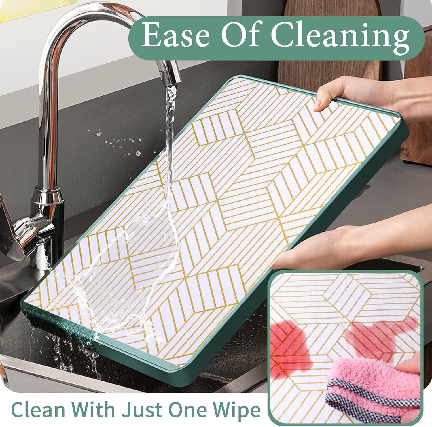 Shelf Liners for Kitchen Cabinets Non Adhesive Shelf Liner Paper Non-Slip Thickened Drawer Liner