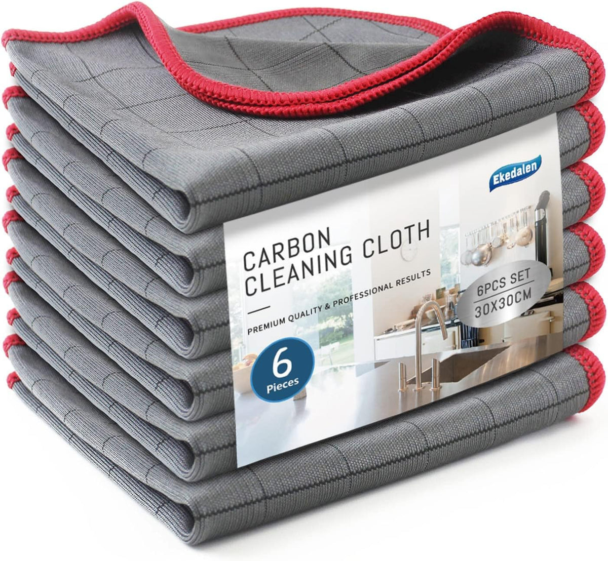 Lint Free Carbon Microfiber Cleaning Cloth Glass Window Polishing Streak Free Miracle Easy Clean