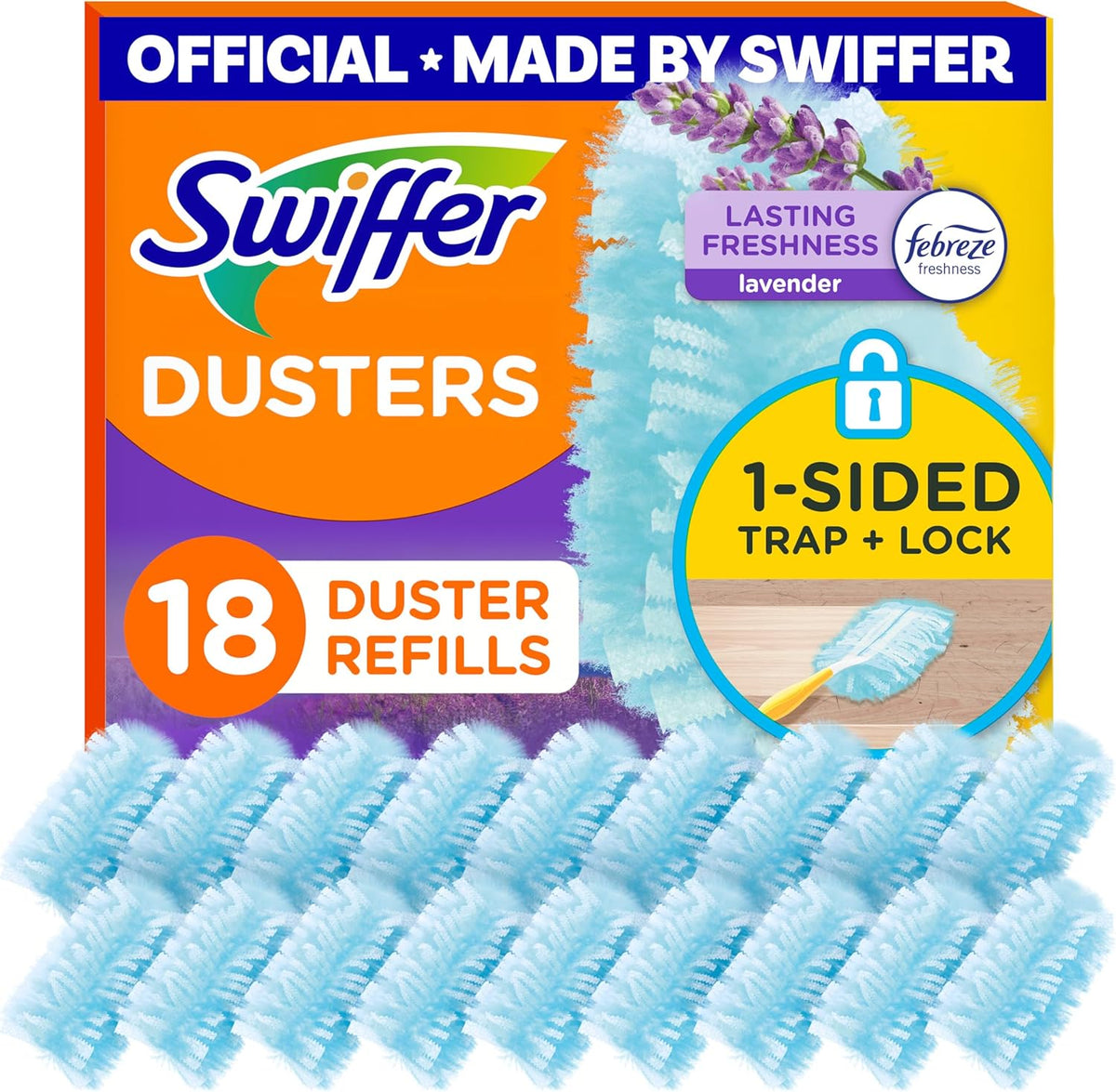 Swiffer Dusters Refill for Cleaning, Feather & Microfiber Duster Disposable Alternative, for