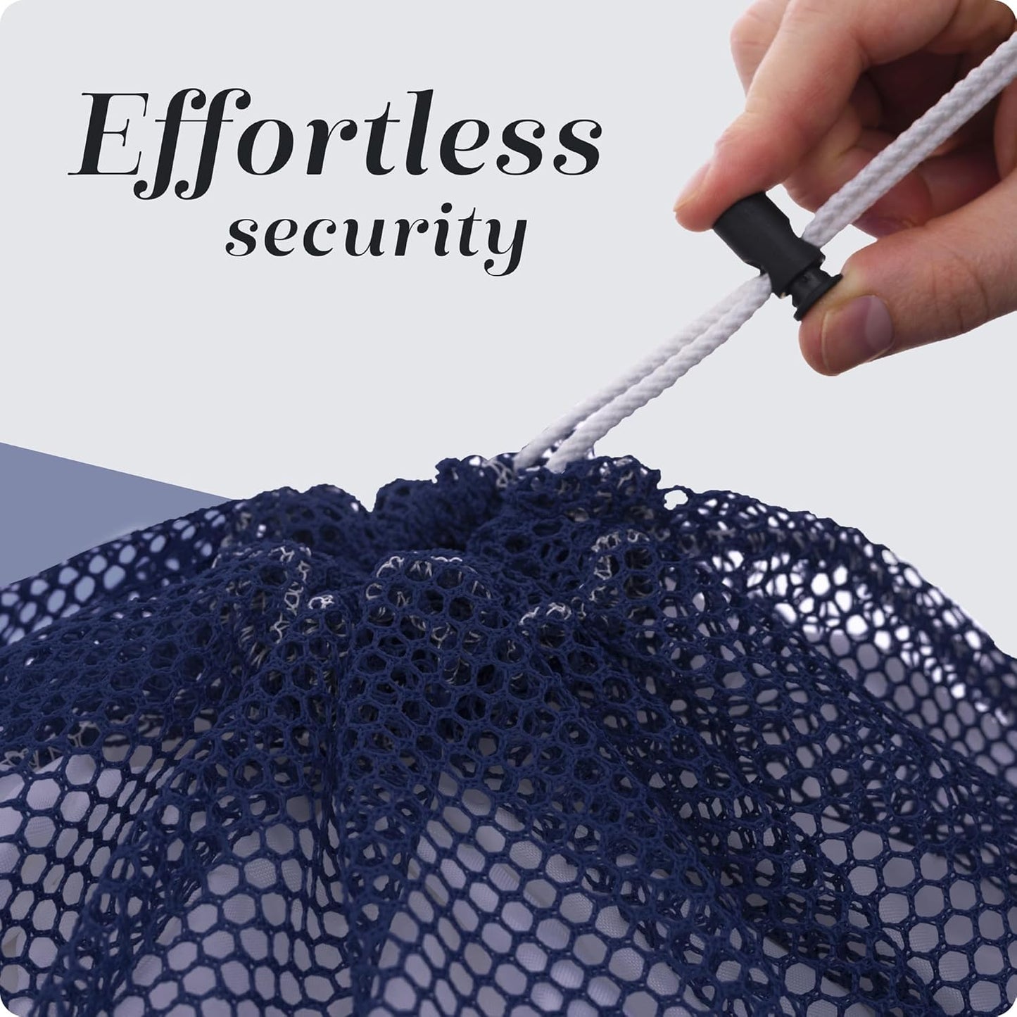 Handy Laundry Mesh XL Laundry Bag - Durable, Machine Washable with Secure Drawstring Closure