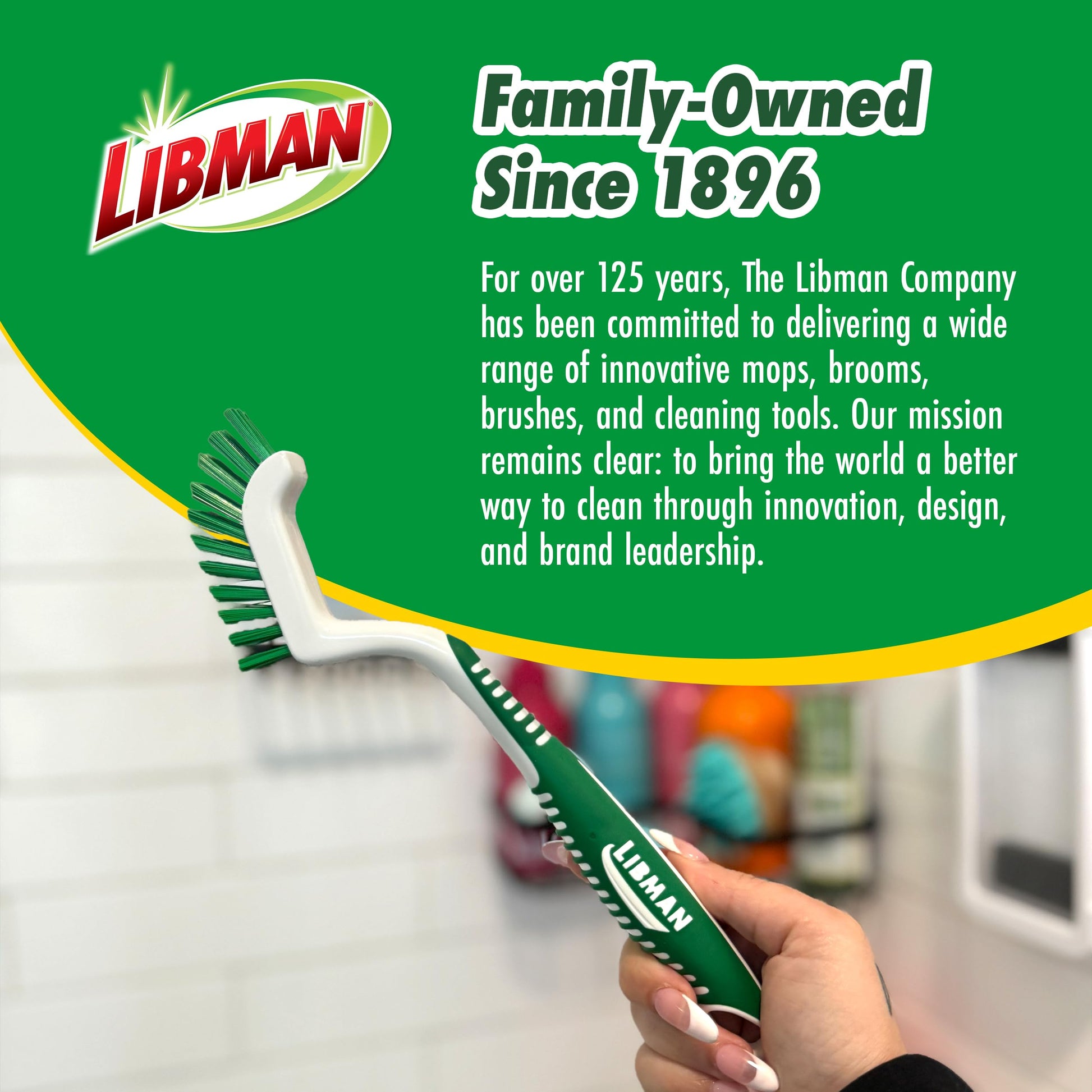 Libman Scrub Brush Kit, 3 Different Brushes Included – view 6