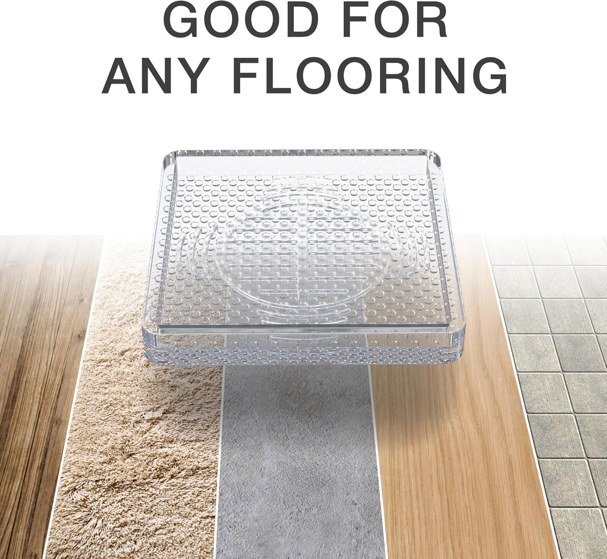 X-Protector Furniture Cups - 4 PCS 3" - Non Slip Furniture Pads for Hardwood Floors - Transparent