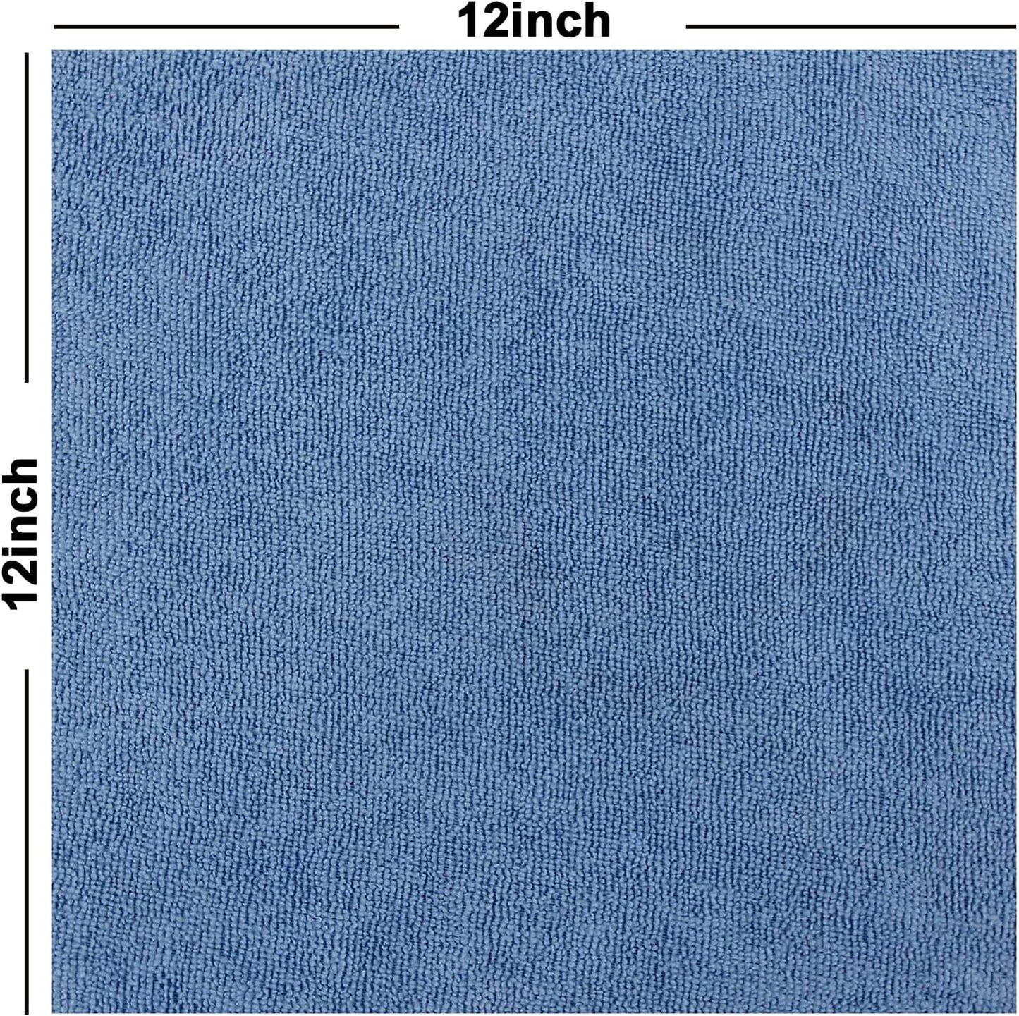 Tricol Clean Profesional Resuable Lint Free Microfiber Edgeless Cleaning Cloth 50PK Cleaning