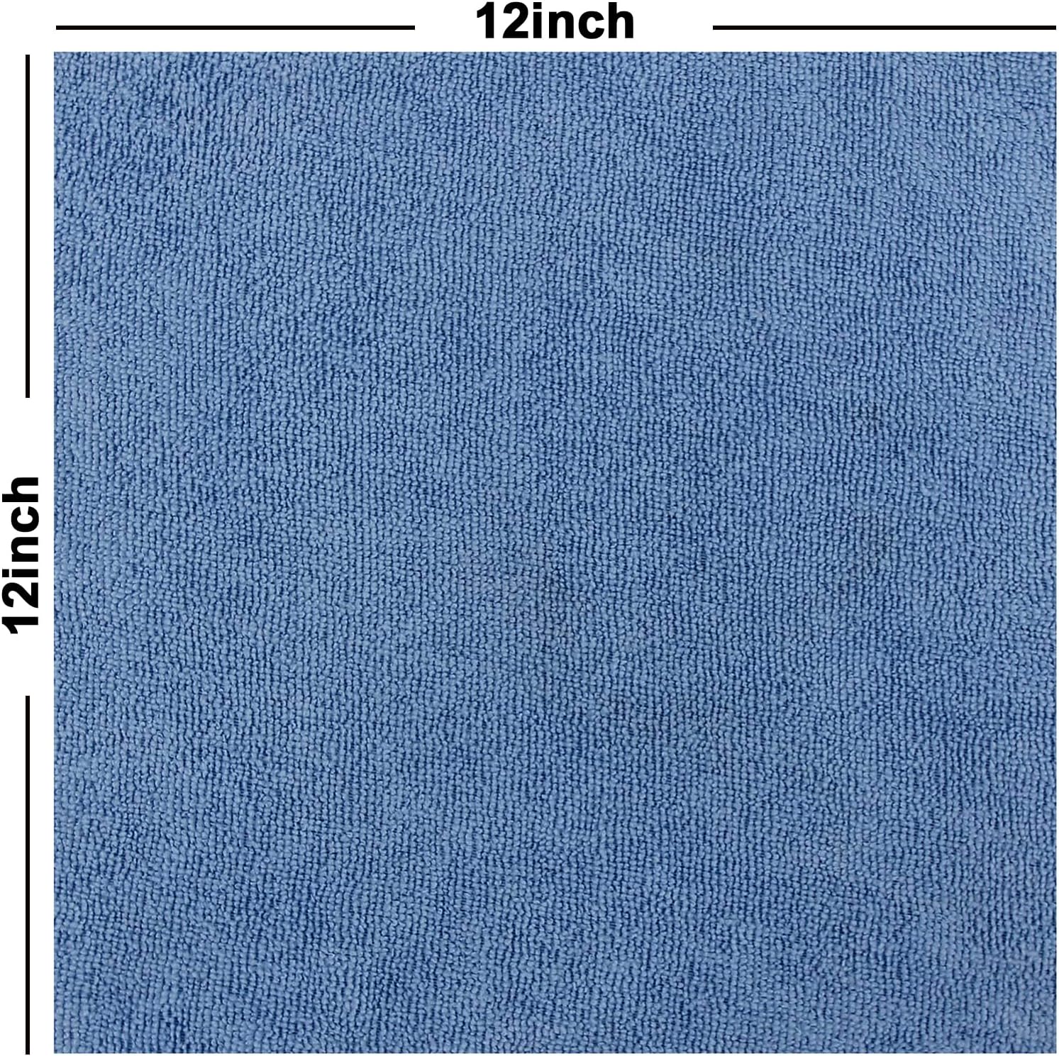 Tricol Clean Profesional Resuable Lint Free Microfiber Edgeless Cleaning Cloth 50PK Cleaning