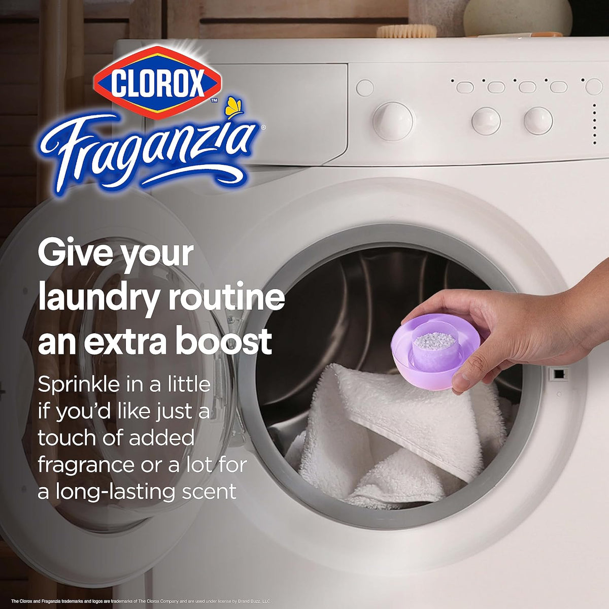 Clorox Fraganzia Laundry Scent Booster Crystals in Lavender with Eucalyptus Scent - Scented In-Wash