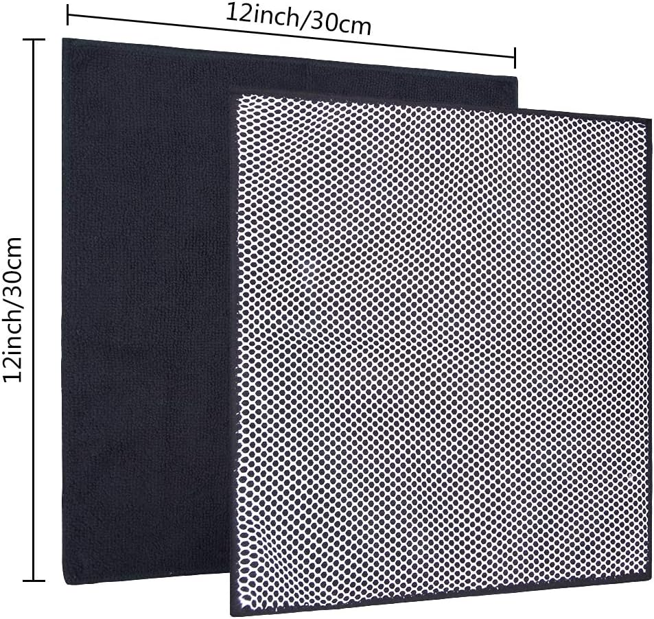 SINLAND Microfiber Dish Cloth for Washing DishesBest Kitchen Washcloth Cleaning Cloths with Poly