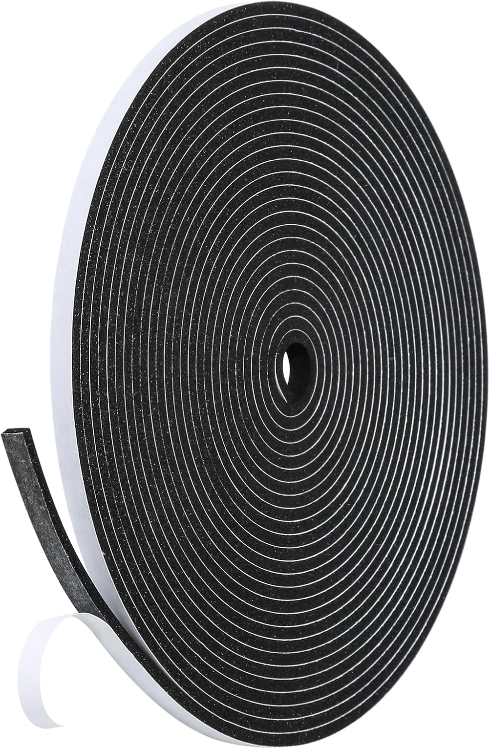 Weather Stripping Door Seal Strip- 1/4 Inch X 1/8 Inch X 26Feet, Strong Adhesive, Lightproof