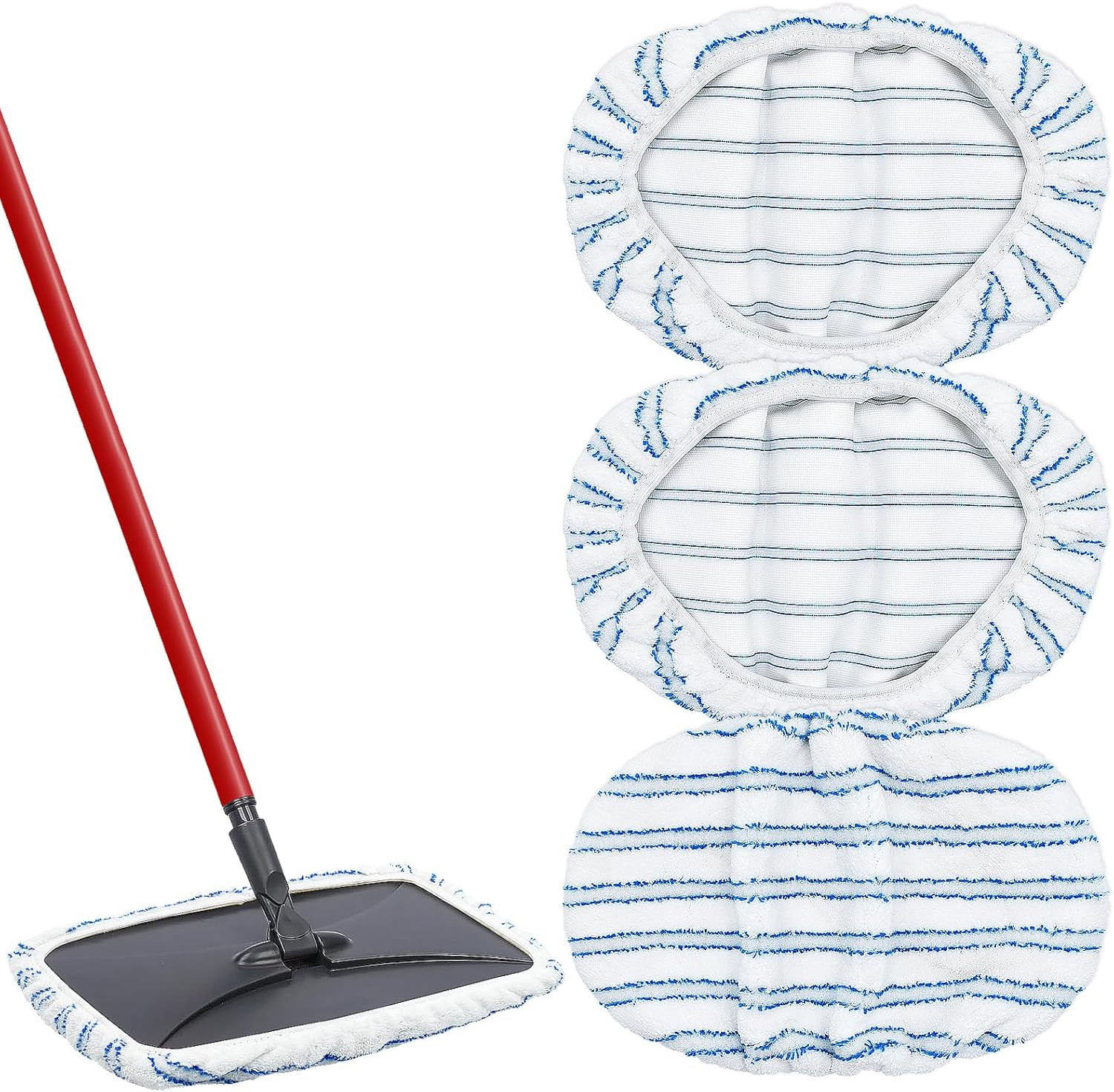 Mop Heads Replacements for Ocedar Hardwood Floor 'N More Microfiber Mop, 3 Pack Mop Refills for