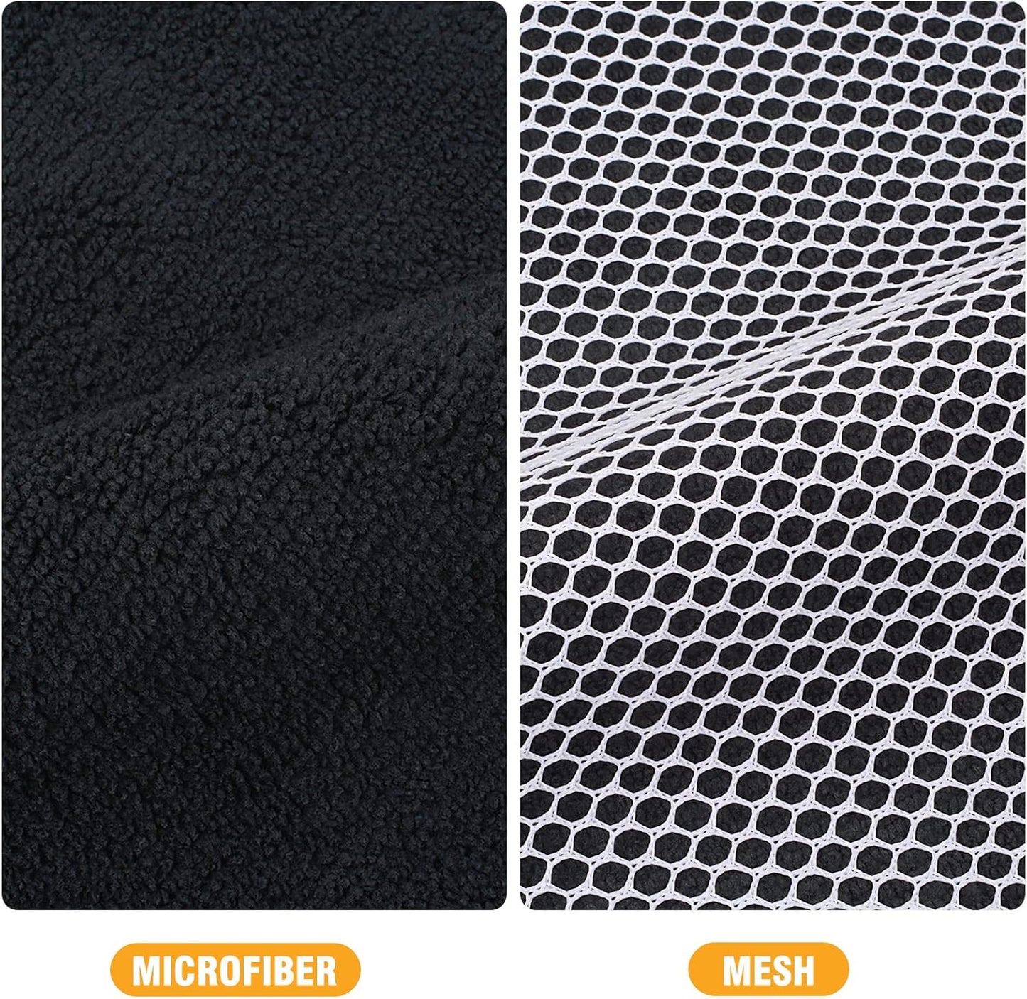 KinHwa Kitchen Washcloths for Dishes Absorbent Microfiber Dish Cloths Quick Dry Dish Rags with Poly