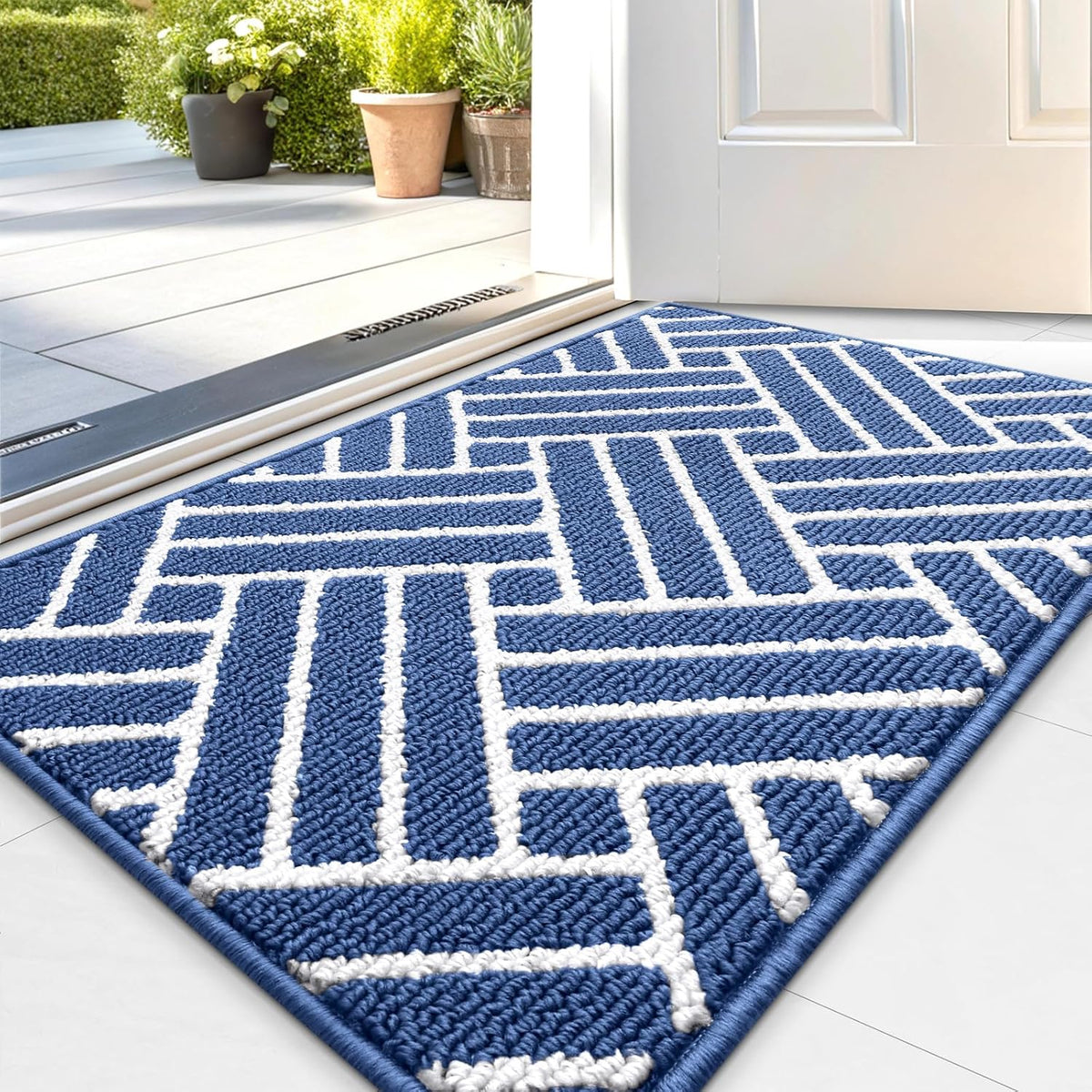 OLANLY Indoor Door Mat, 36x24 Inch, Dirt Resistant and Absorbent, Non-Slip Rubber Backing Floor