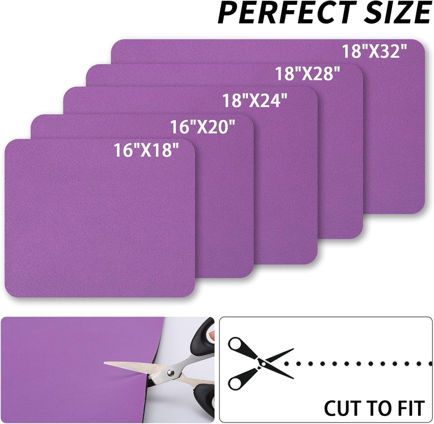 Dish Drying Mat for Kitchen Counter, Heat Resistant Drainer Mats with Non-slip Rubber Backed, Hide
