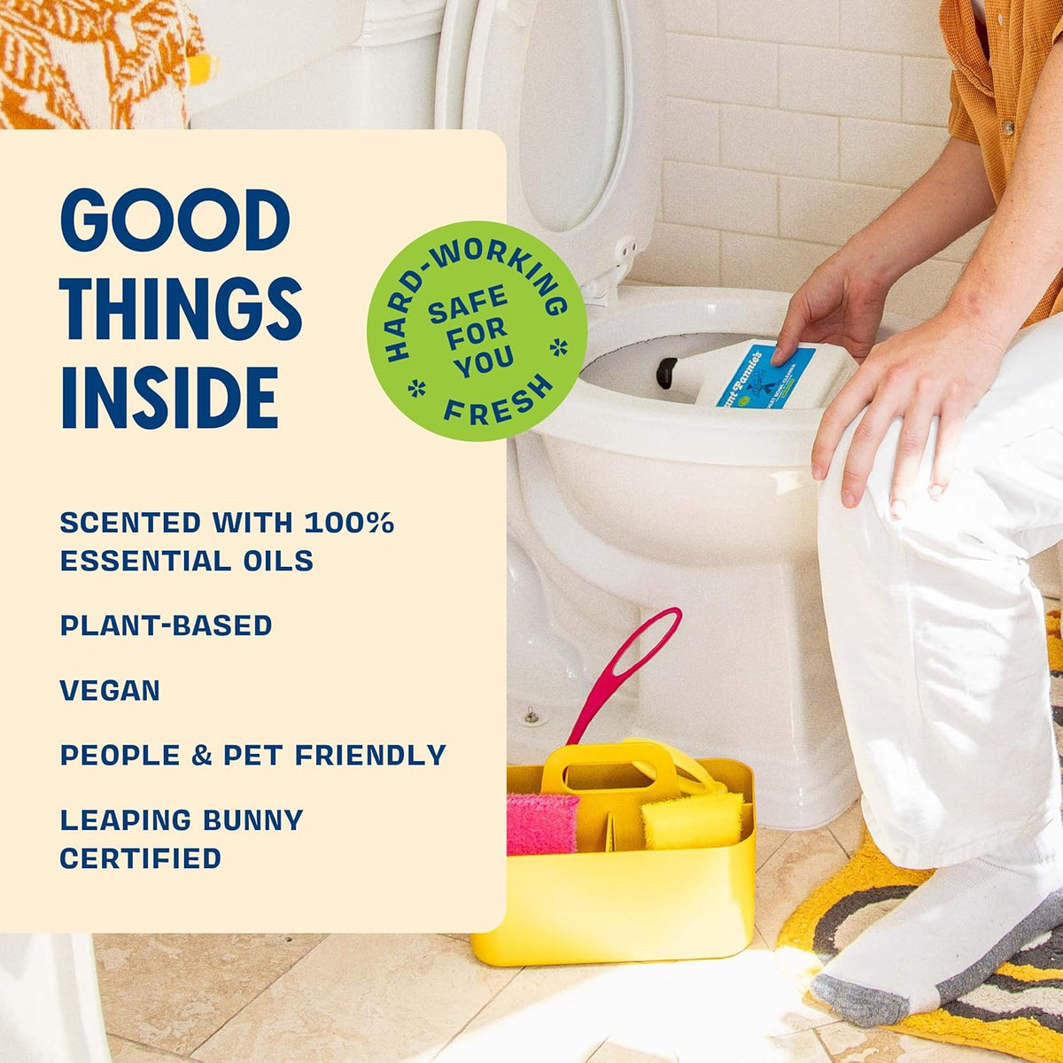 Aunt Fannie's Toilet Bowl Cleaner, Bleach-Free Cleaner Powered by Vinegar, Freshens and Removes